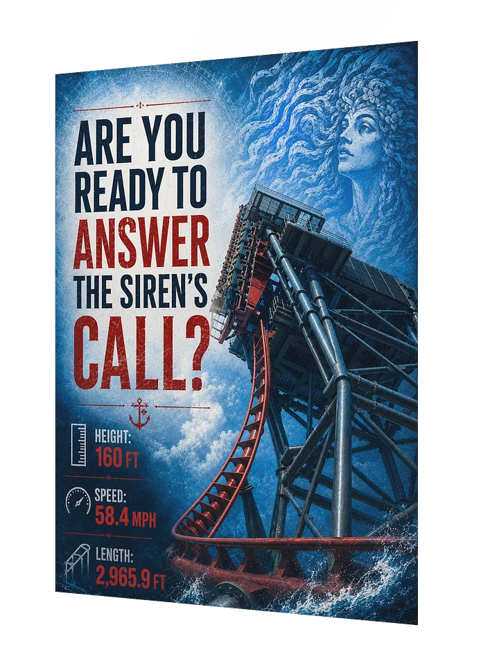 Answer the Siren's Call — Coaster Poster | 18x24" product image (2)