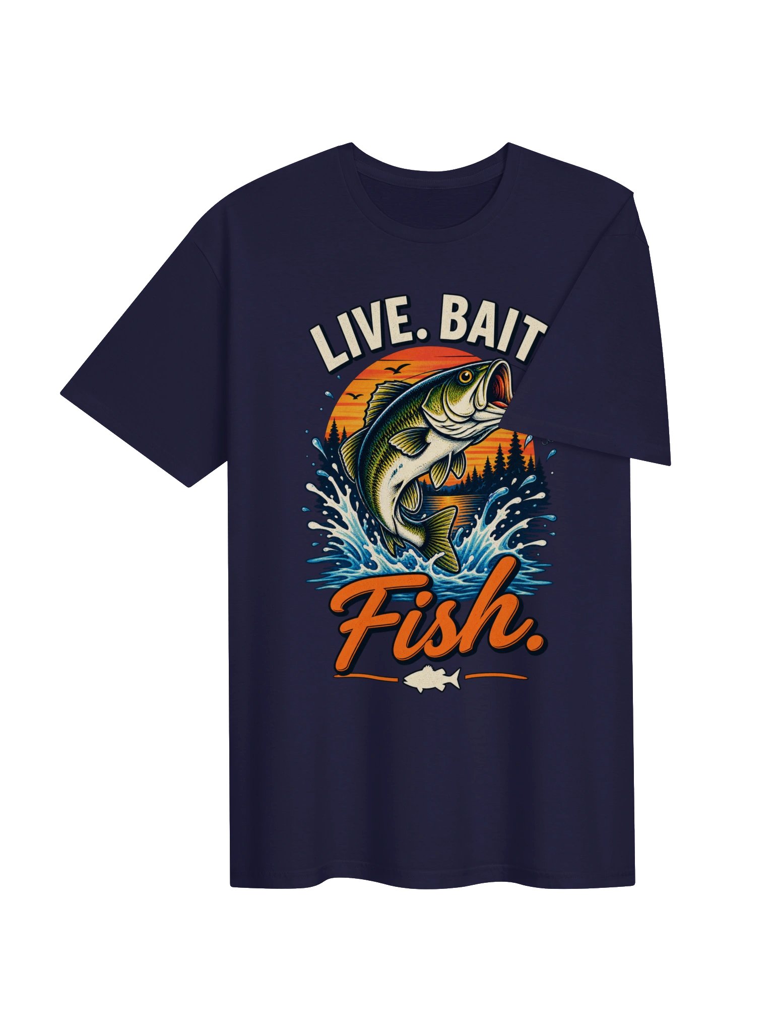 Live. Bait. Fish. T-Shirt product image (4)