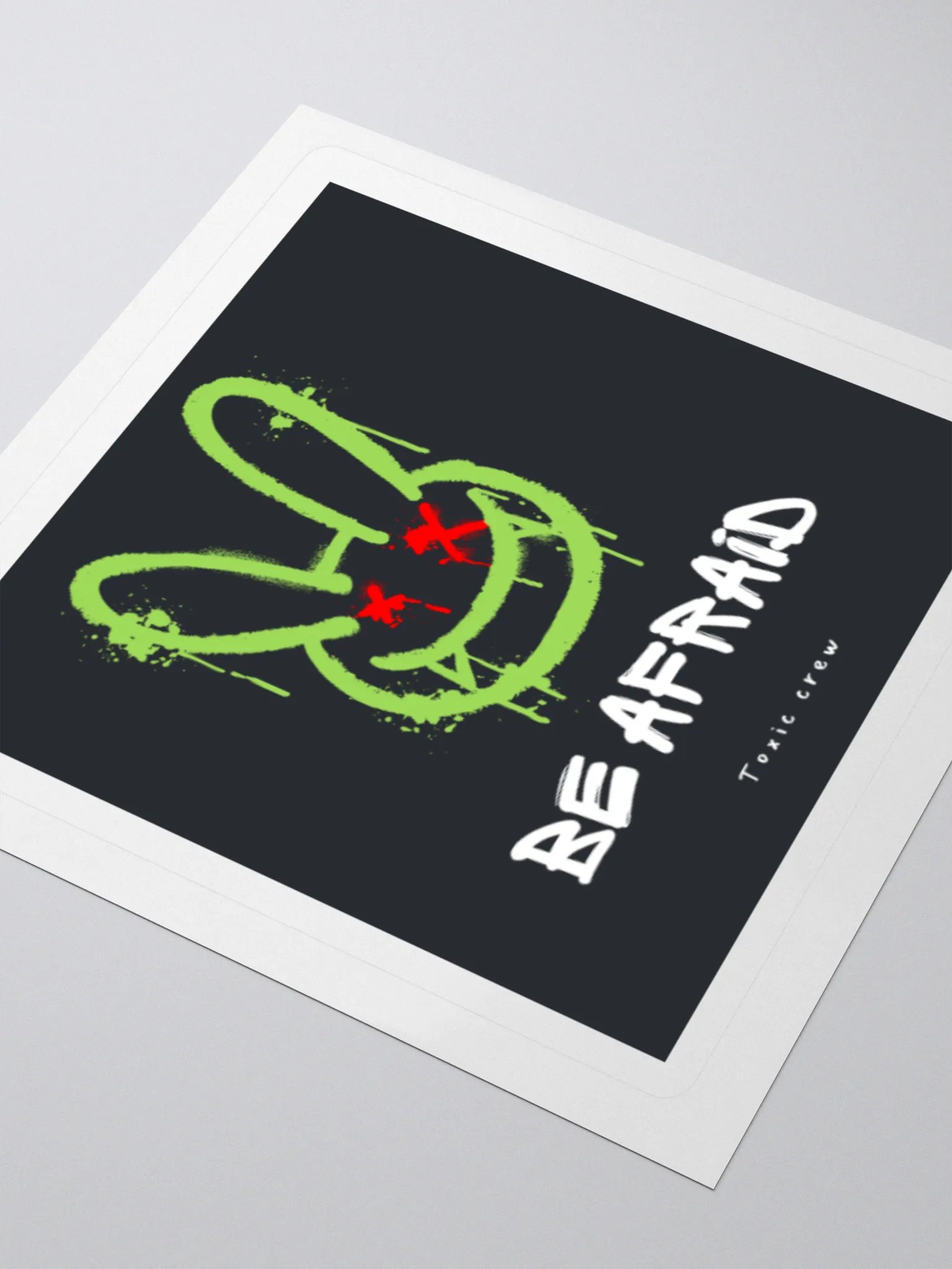 Be Afraid sticker product image (11)
