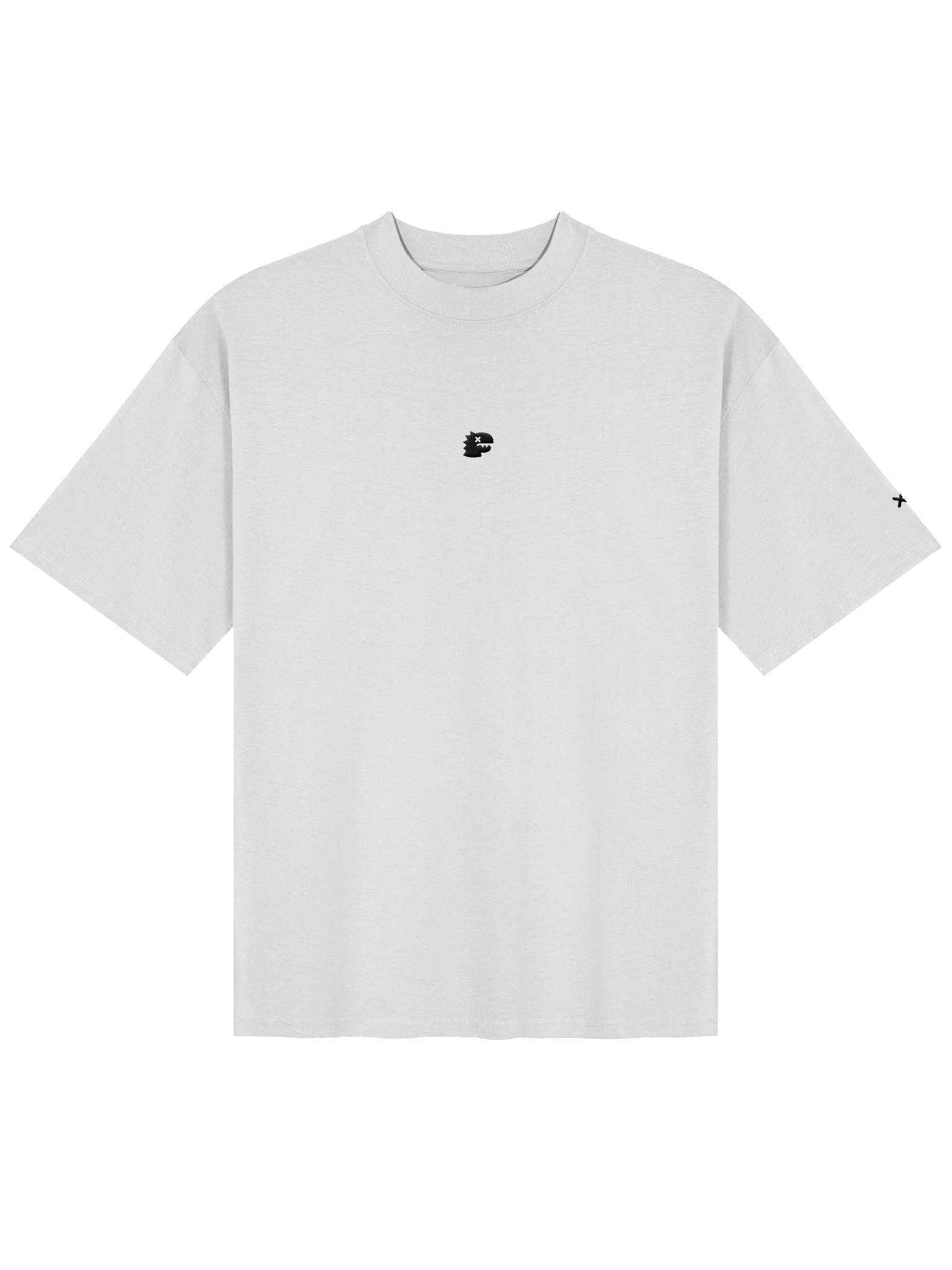 FMB ∣ JETLAG DINO Center Embroidered Oversized Tee White product image (1)