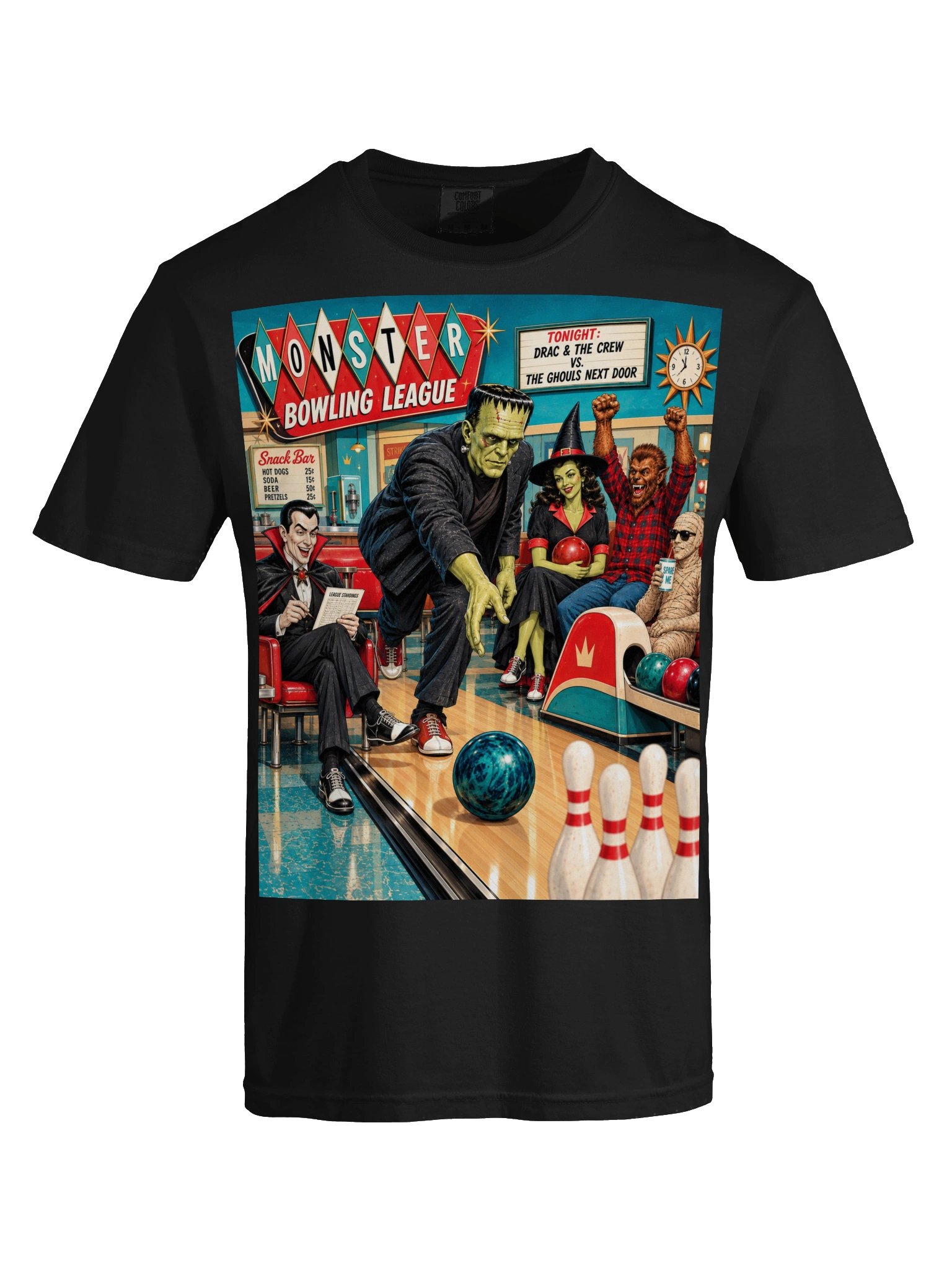 Monster Bowling League Tee product image (13)