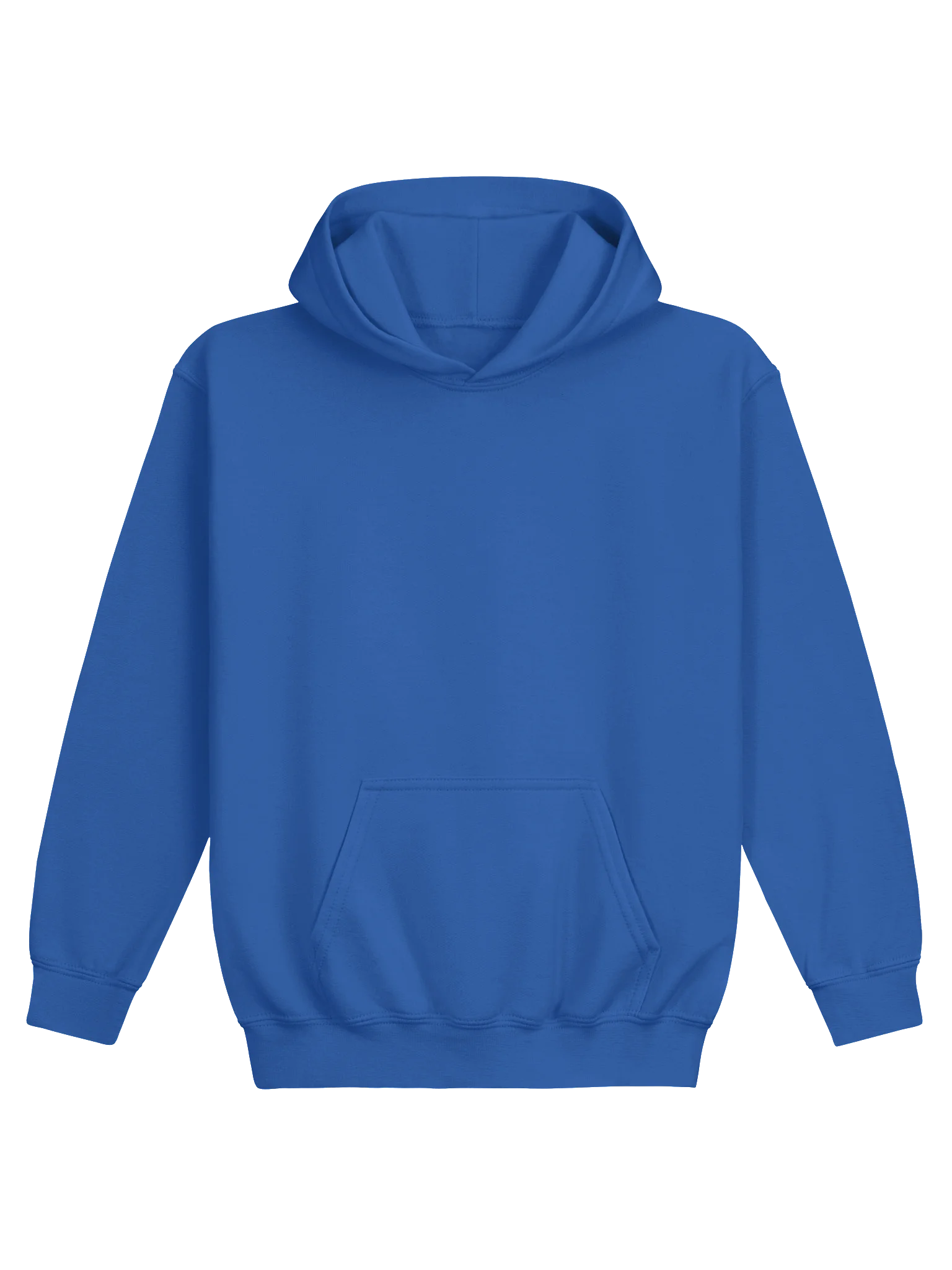 Kids Pull-over Hoodie - Royal Blue, Logo on Back product image (1)