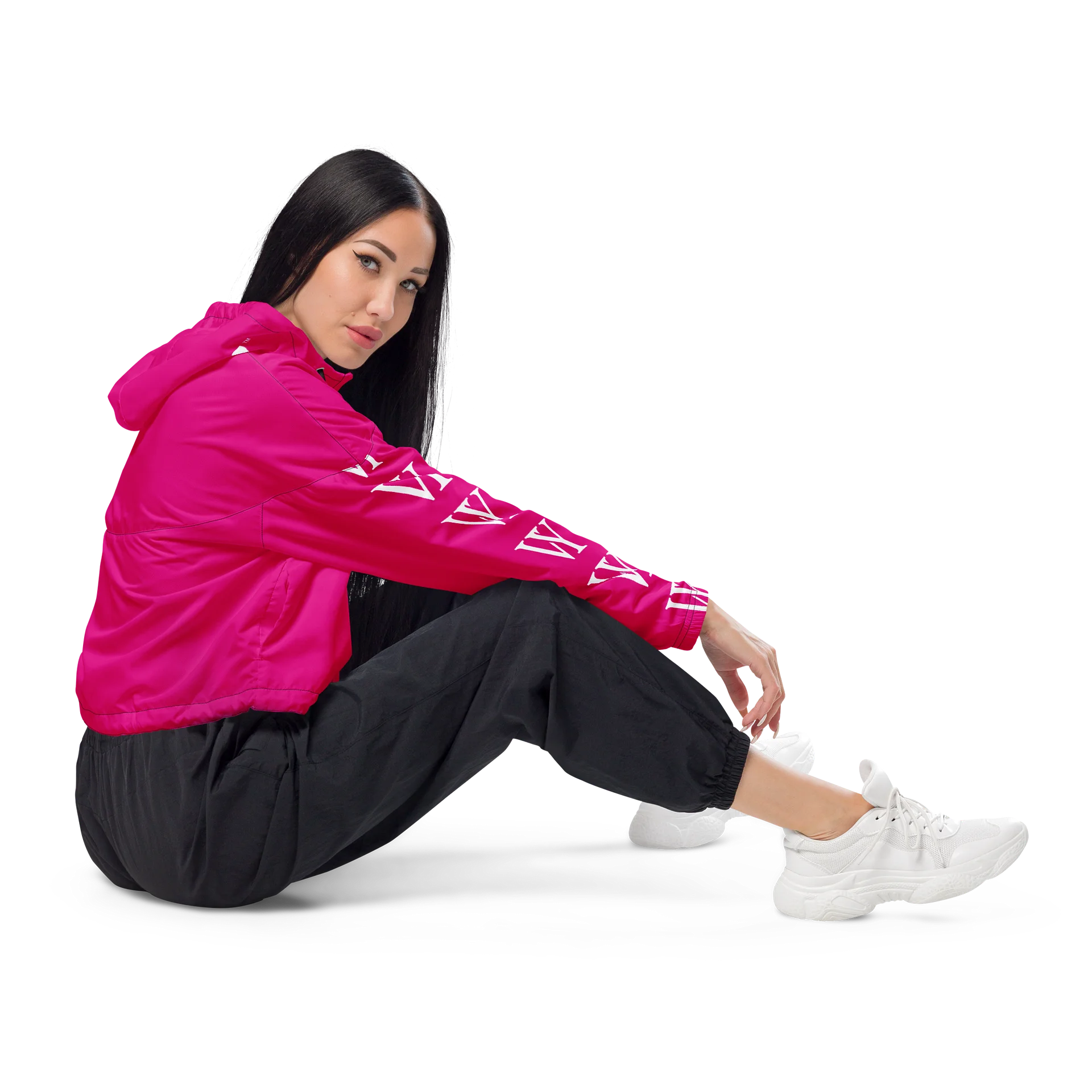 VY Magenta Cropped Windbreaker product image (4)