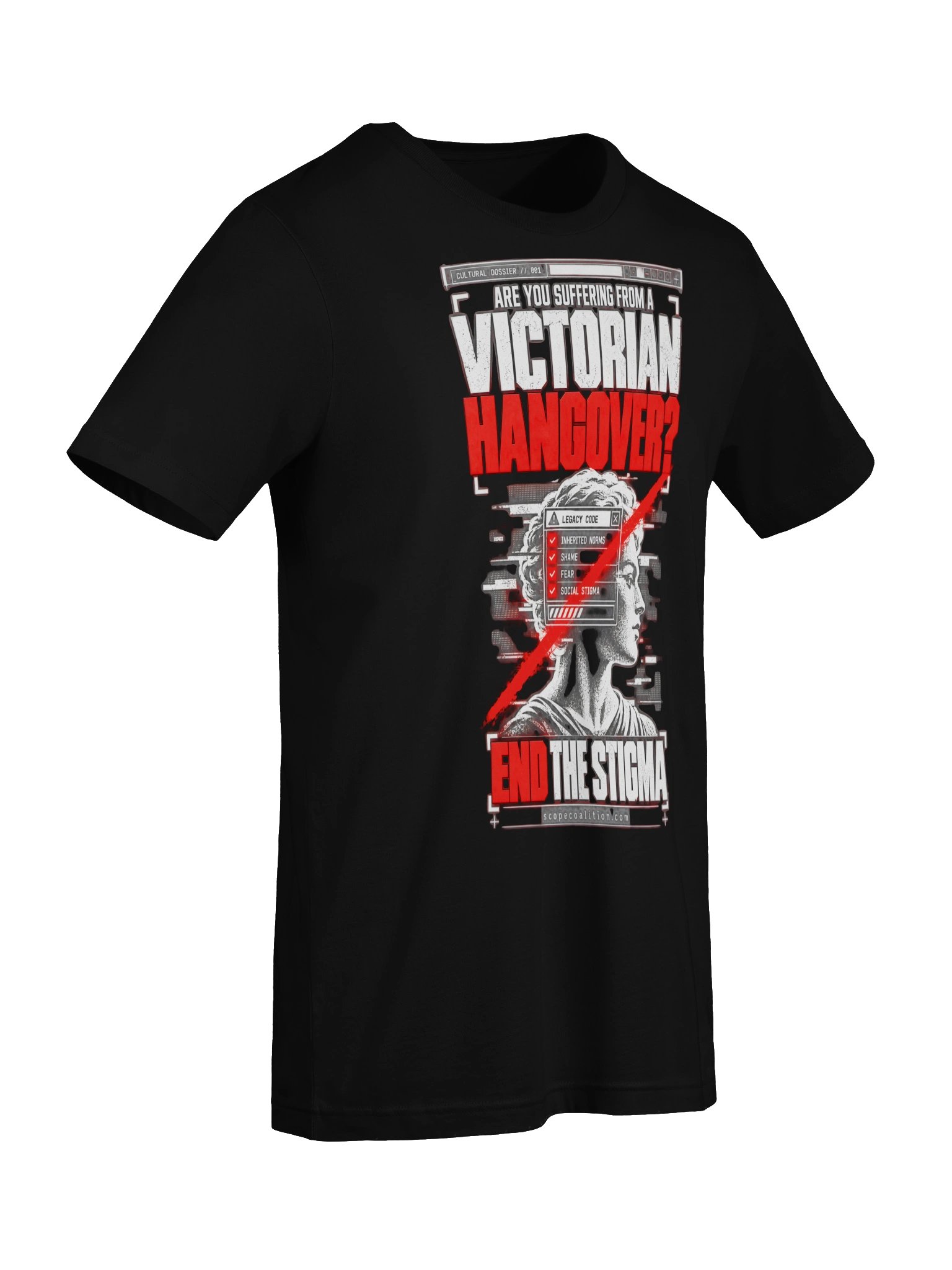 "The Victorian Hangover" Civic Statement Graphic Tee (Black) product image (9)