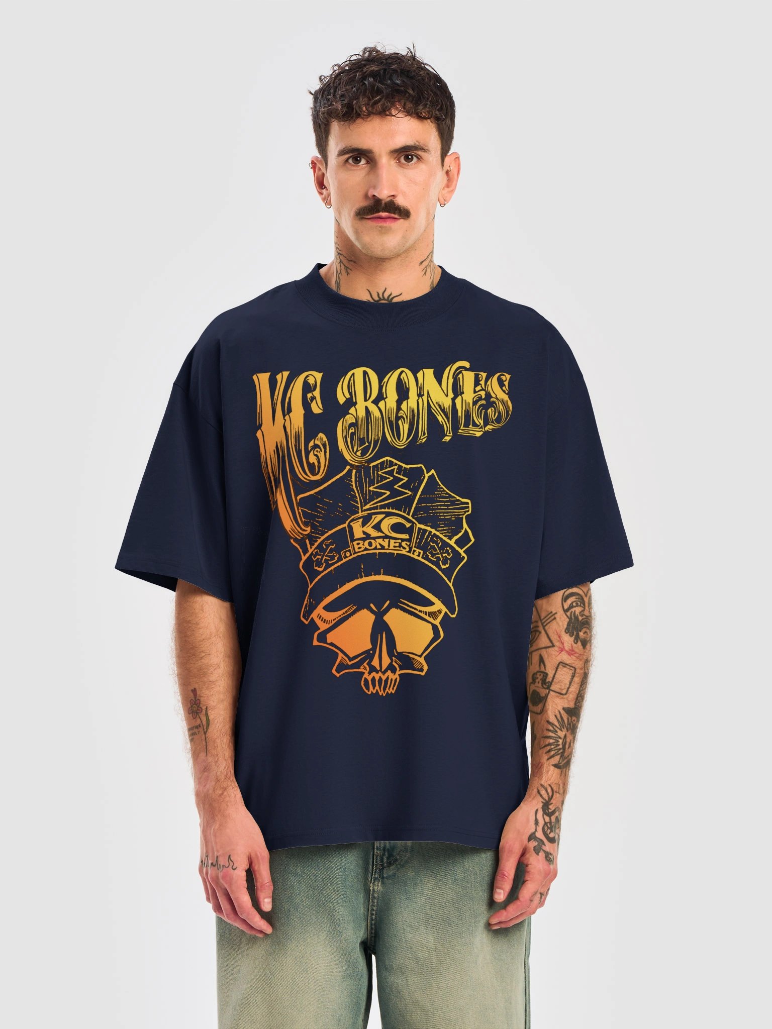 KC Bones Skeleton Graphic Oversized Tee product image (17)