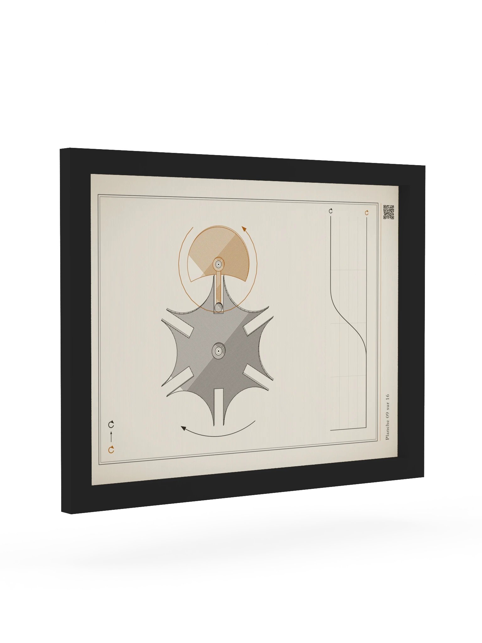 MOTION 09 · Croix de Malte · encadré product image (7)