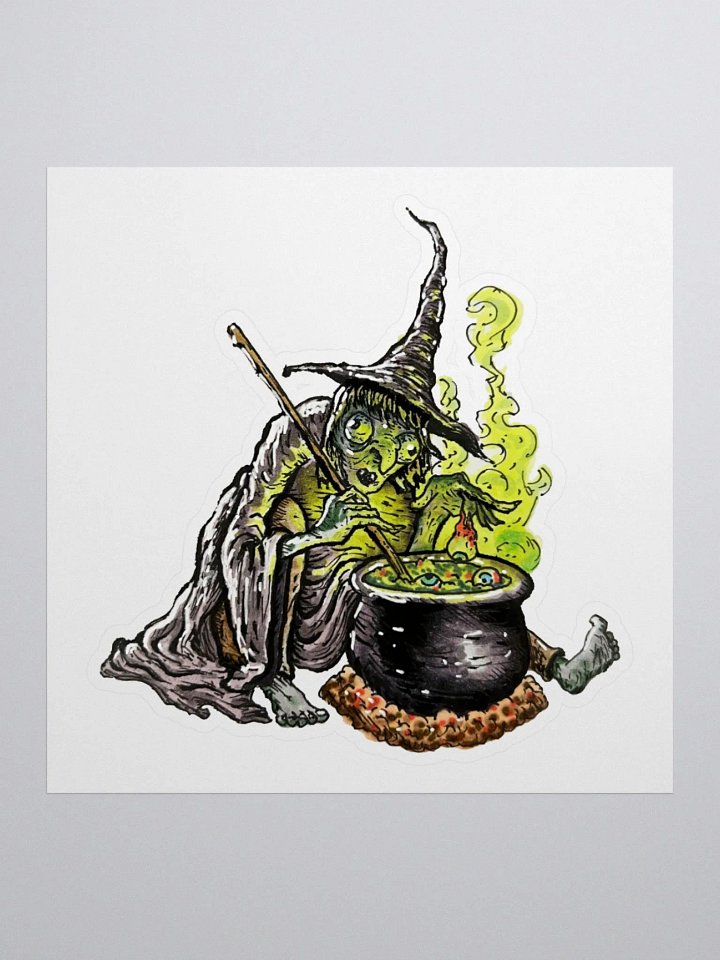Glowing Witch Eyeballs Sticker product image (2)