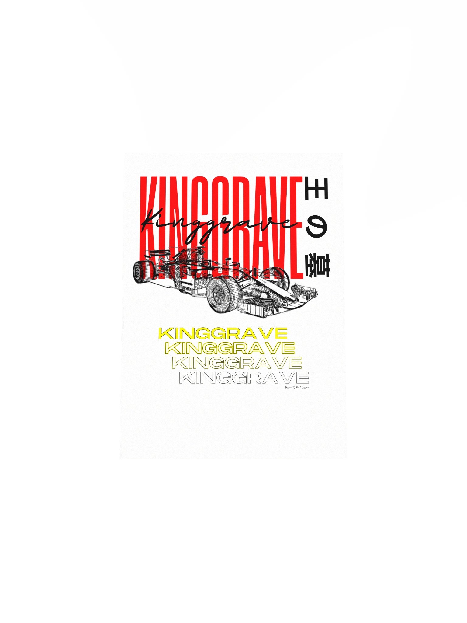 Kinggrave Signature Poster | White product image (4)
