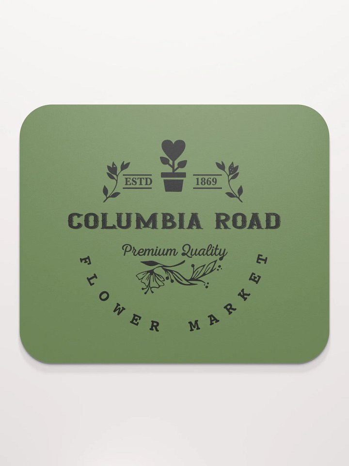 Columbia Road Market Mouse Pad (Green) product image (2)