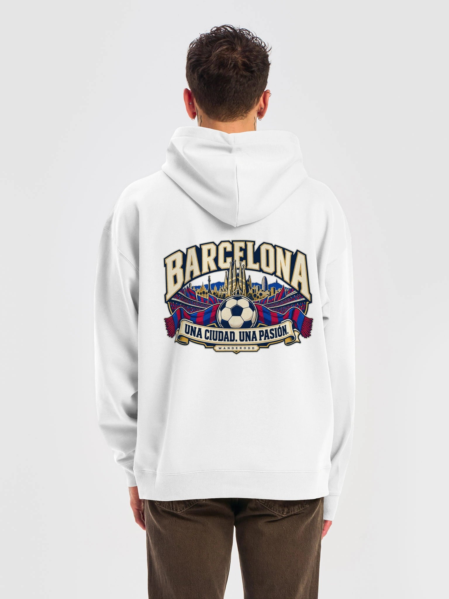 Sudadera de Fútbol de Barcelona con Capucha | WanderOdd product image (45)