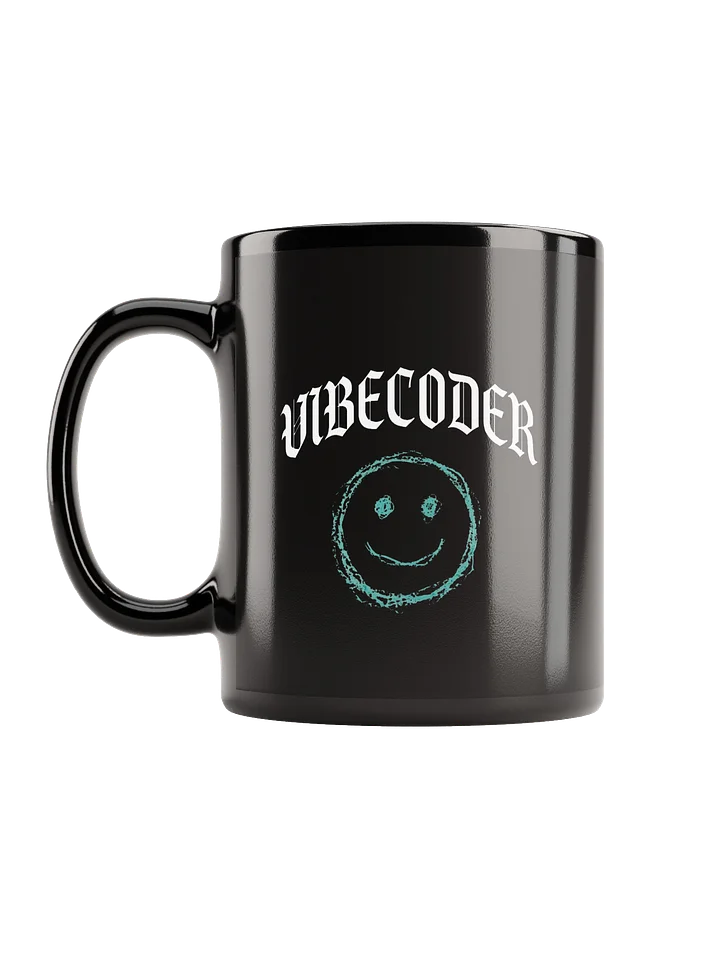 happy & caffeinated vibecoder mug product image (1)