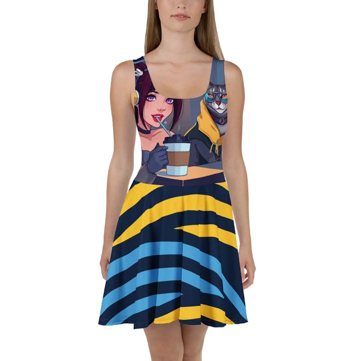 Skater Dress-Purrfectly Sophisticated product image (1)