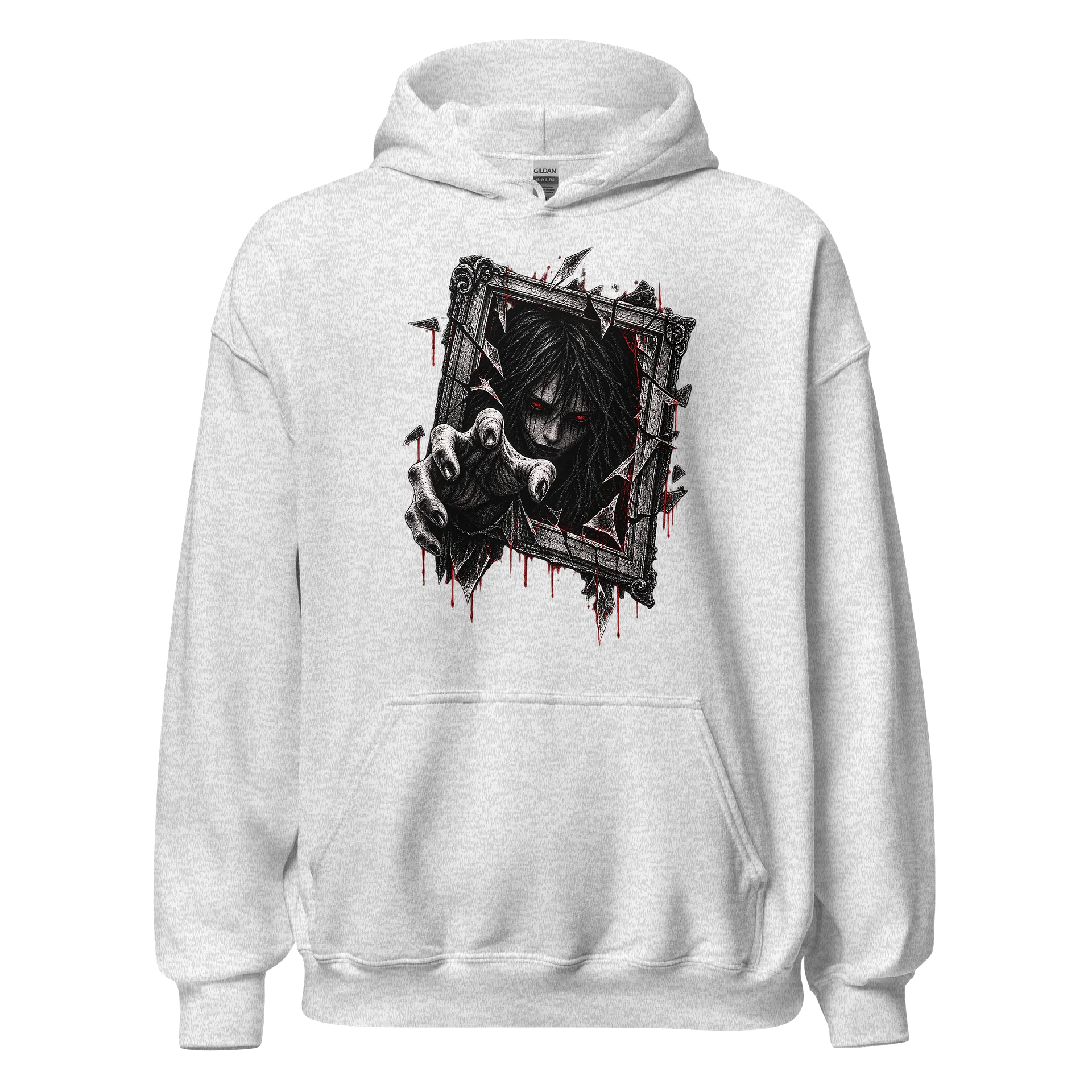 Cracked Frame Horror Hoodie product image (1)