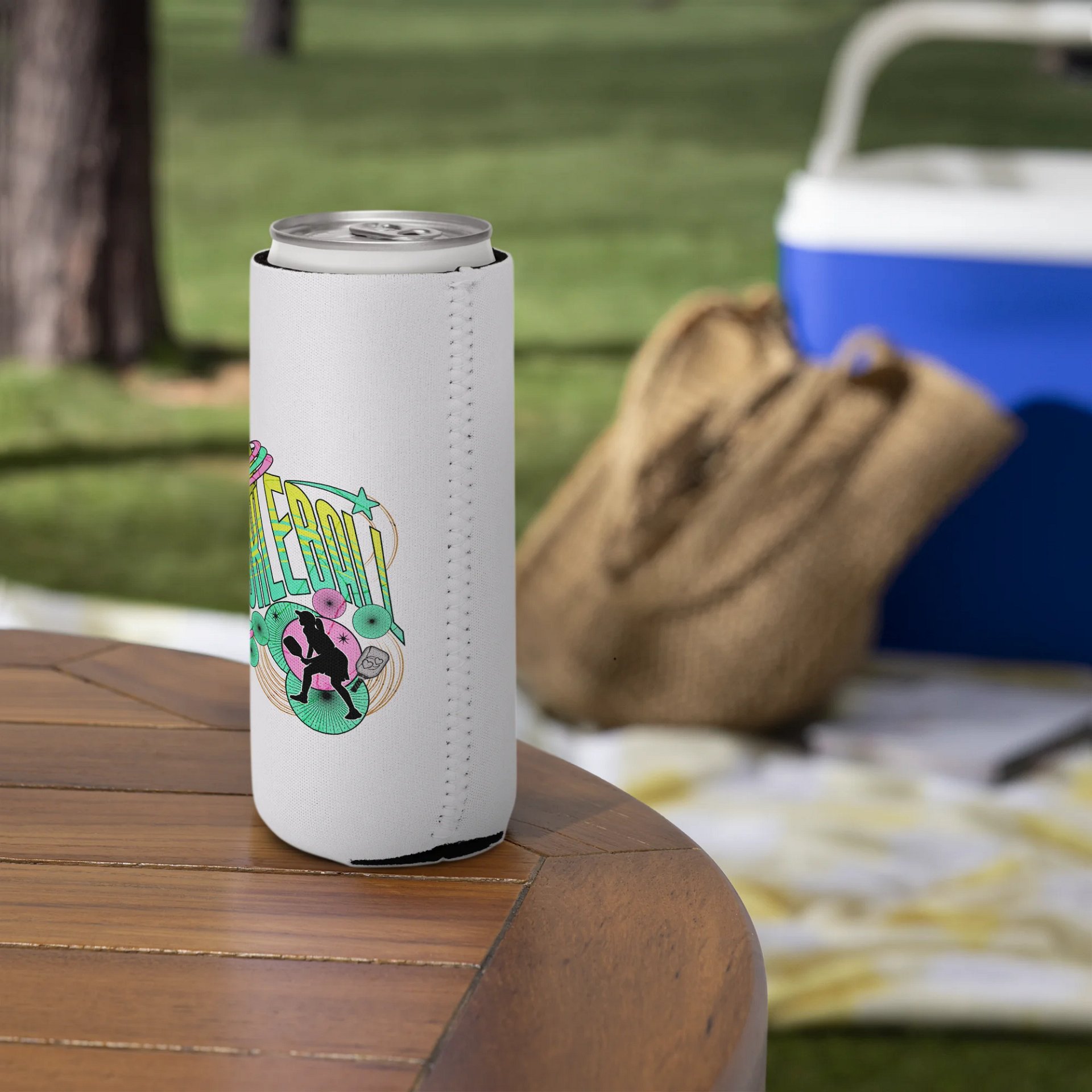 Pickleball Space Can Cooler product image (5)