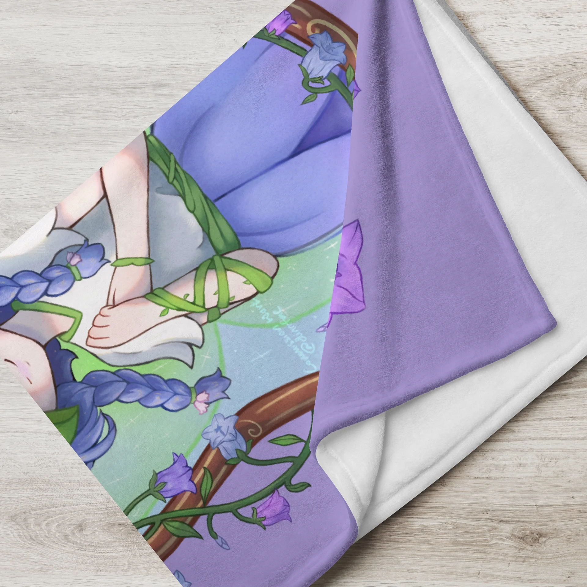 Bluabell Throw Blanket product image (2)