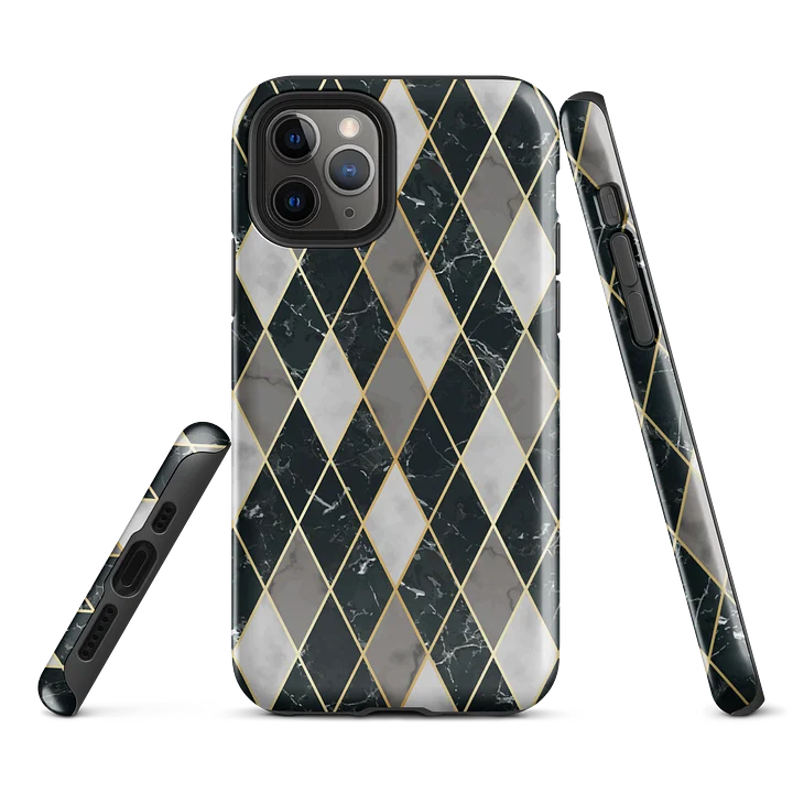 Marble Geometric iPhone Tough Case for Phone Protection product image (3)