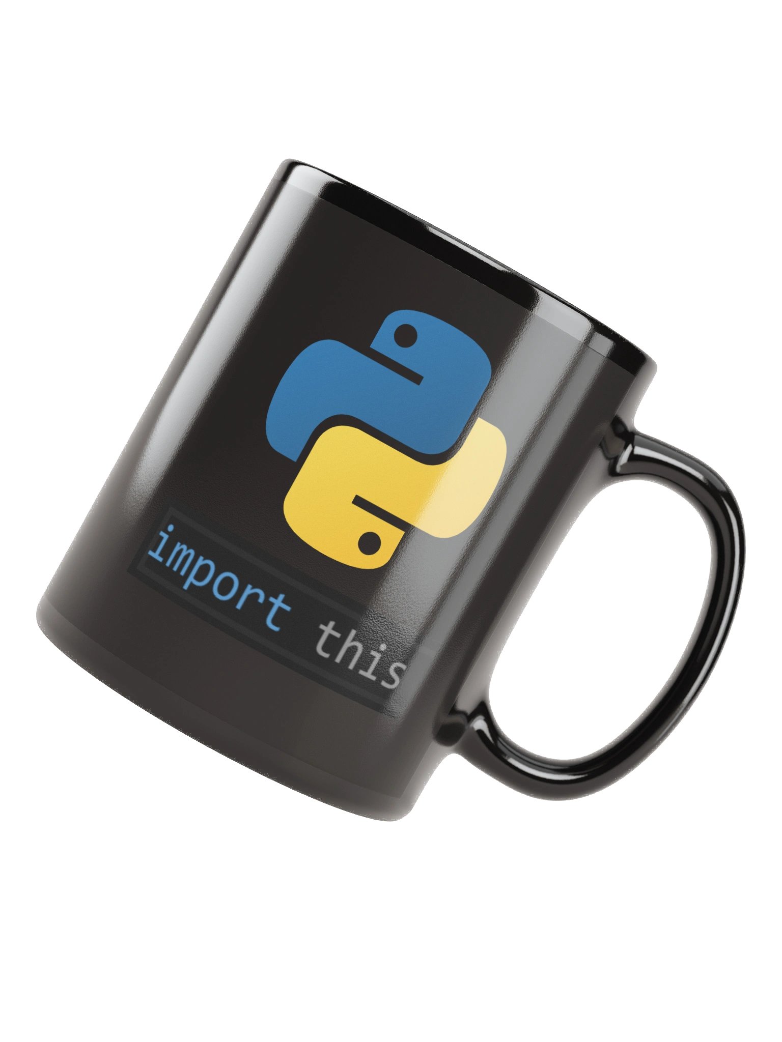 Pythonic Wisdom Black Mug product image (5)