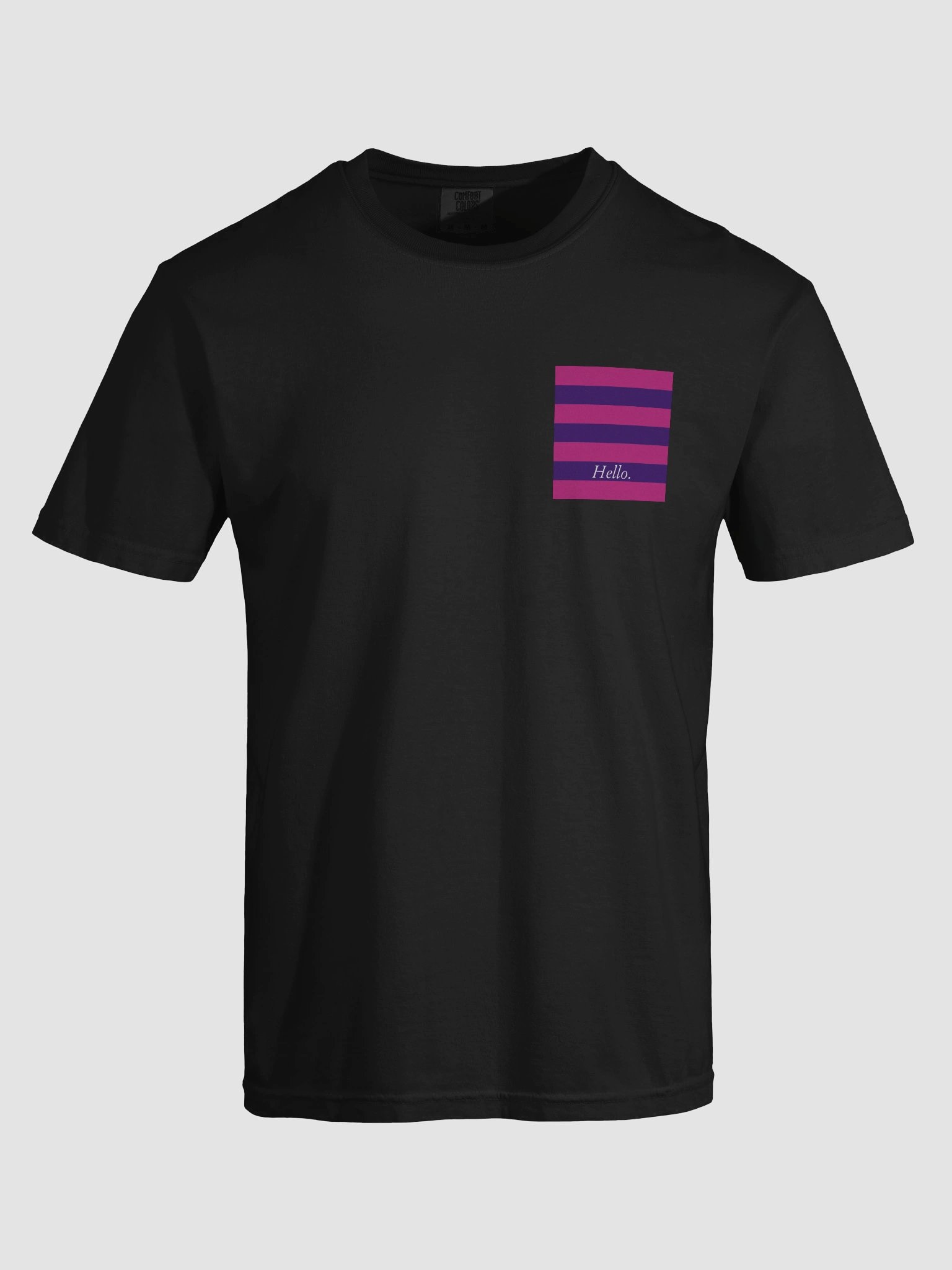 hello striped tee product image (1)