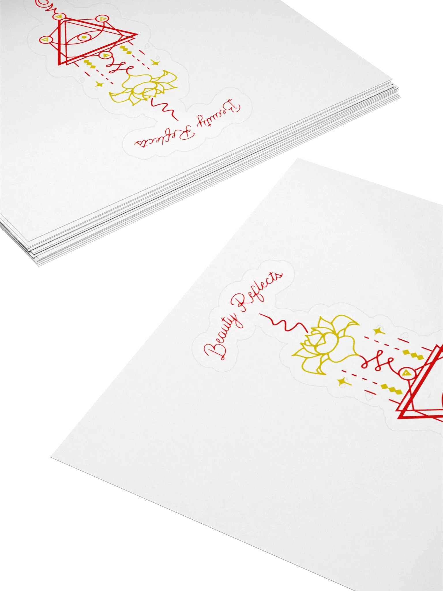 Beauty Reflects the Soul Emblem Kiss Cut Stickers product image (4)