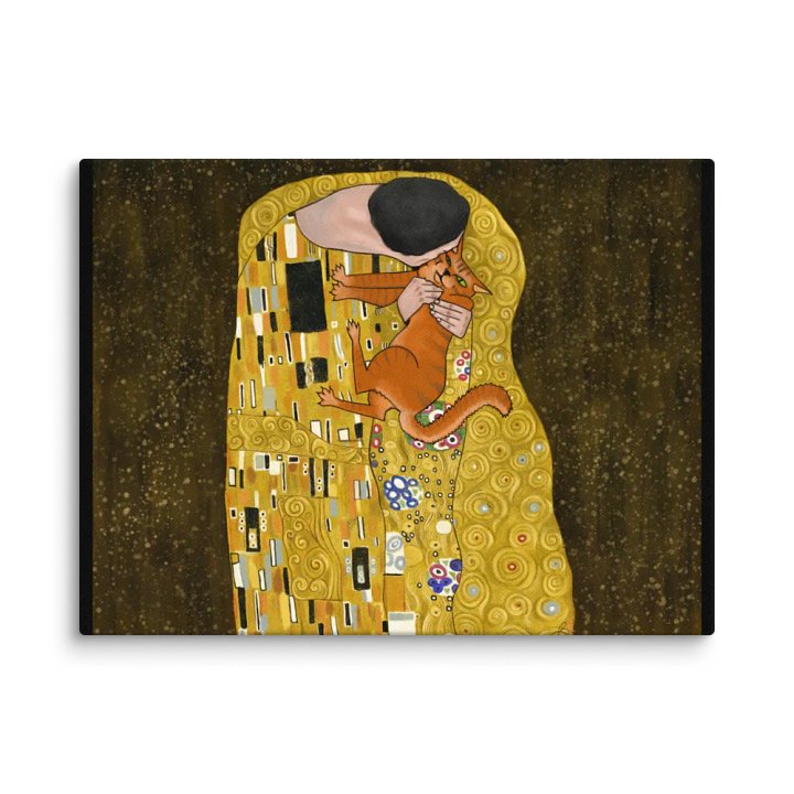The Reluctant Kiss Canvas Print product image (5)