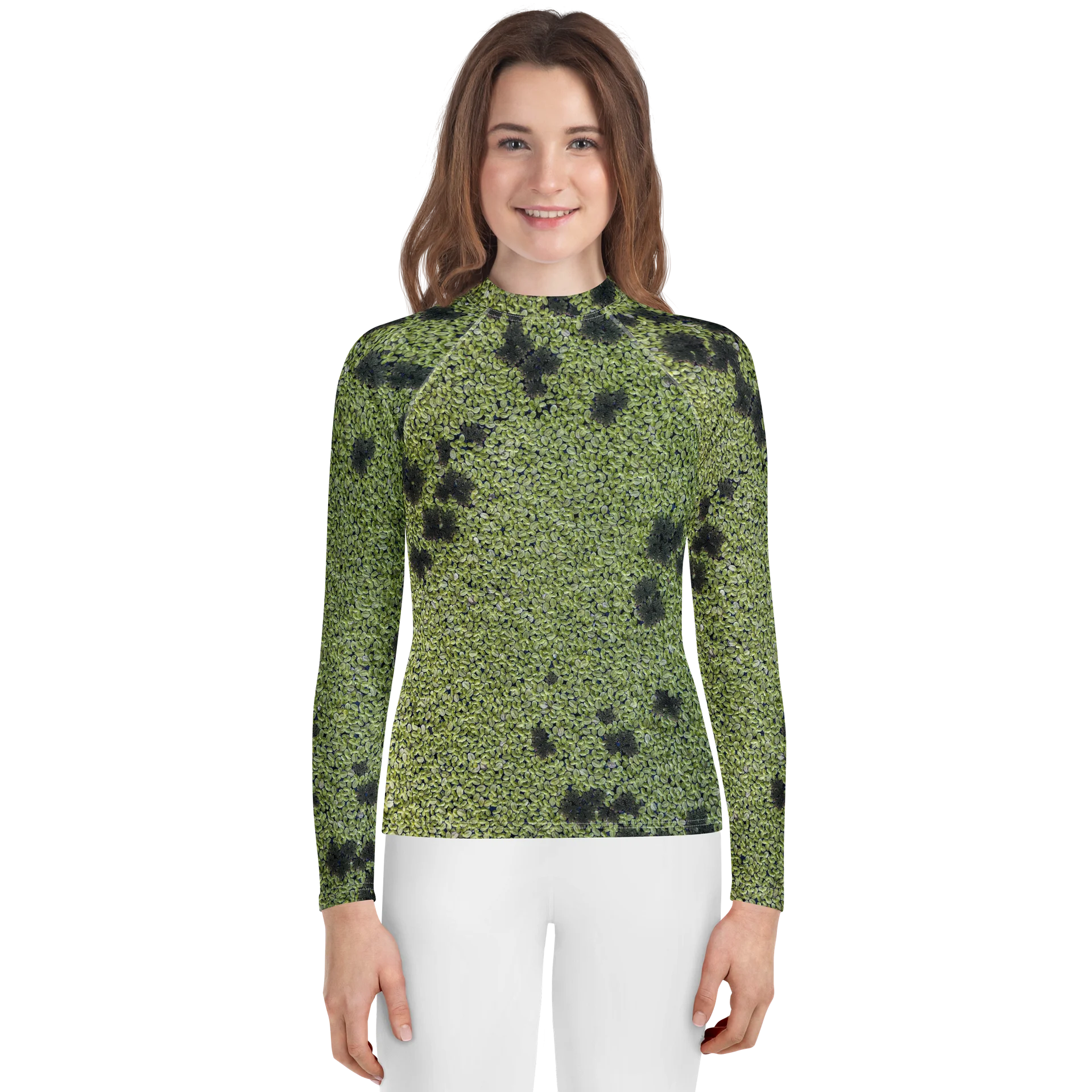 Verdant Life Youth All-Over Print Long Sleeve Rash Guard product image (1)