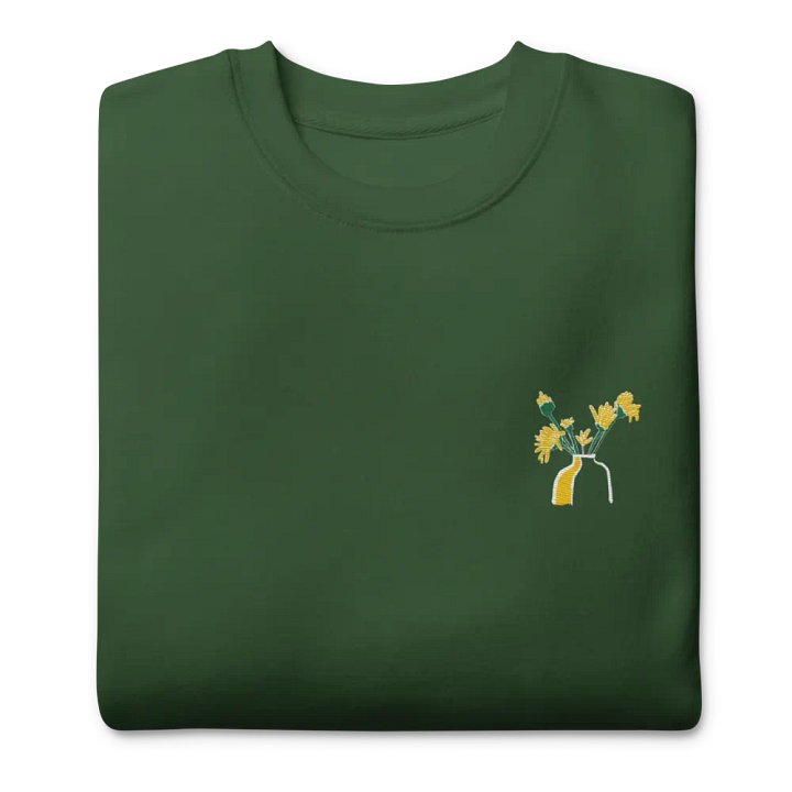 Flower vase doodle sweatshirt product image (105)