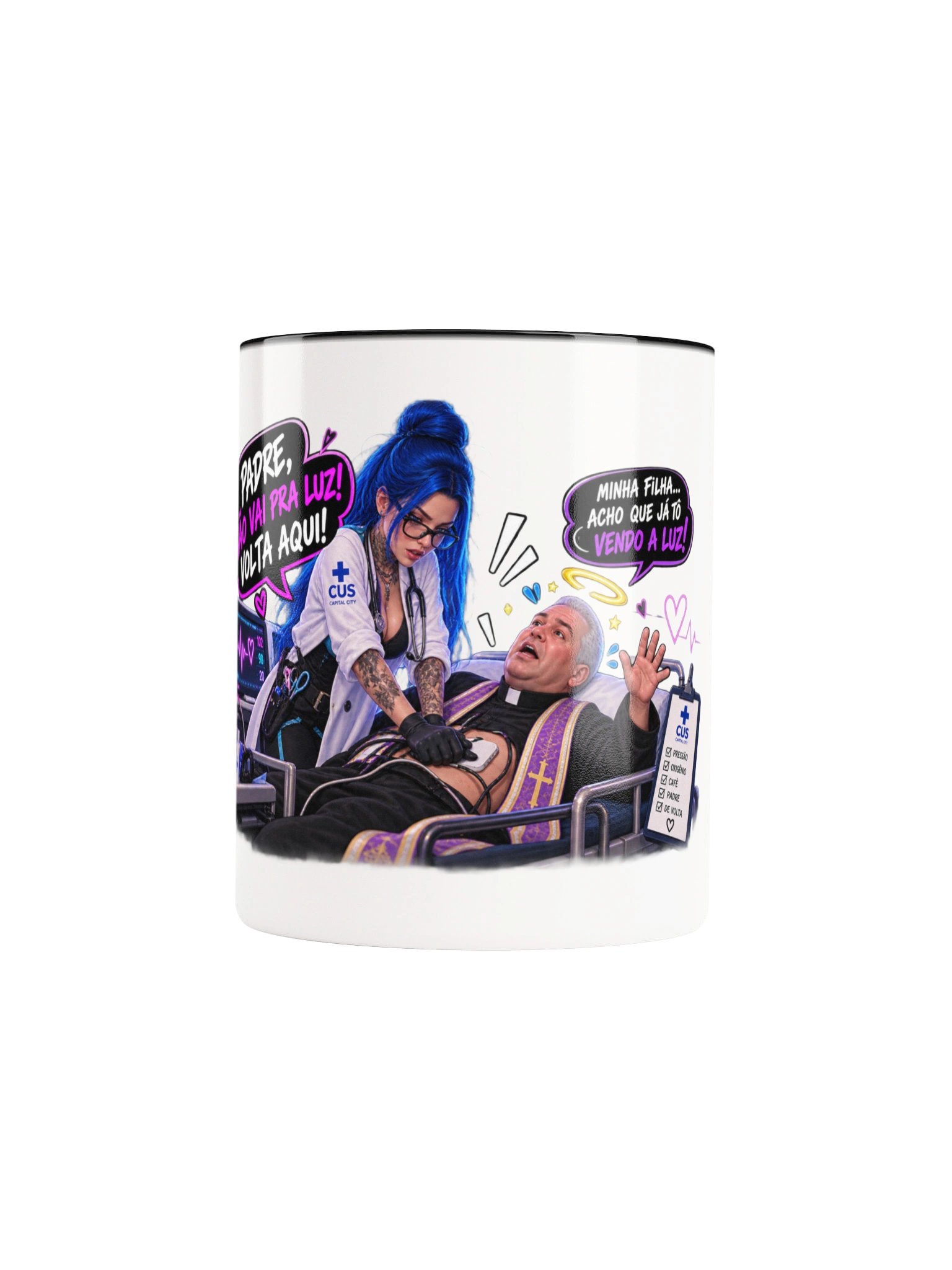 🚨 PADRE, NÃO VAI PRA LUZ! VOLTA AQUI! 😂🩺 product image (26)