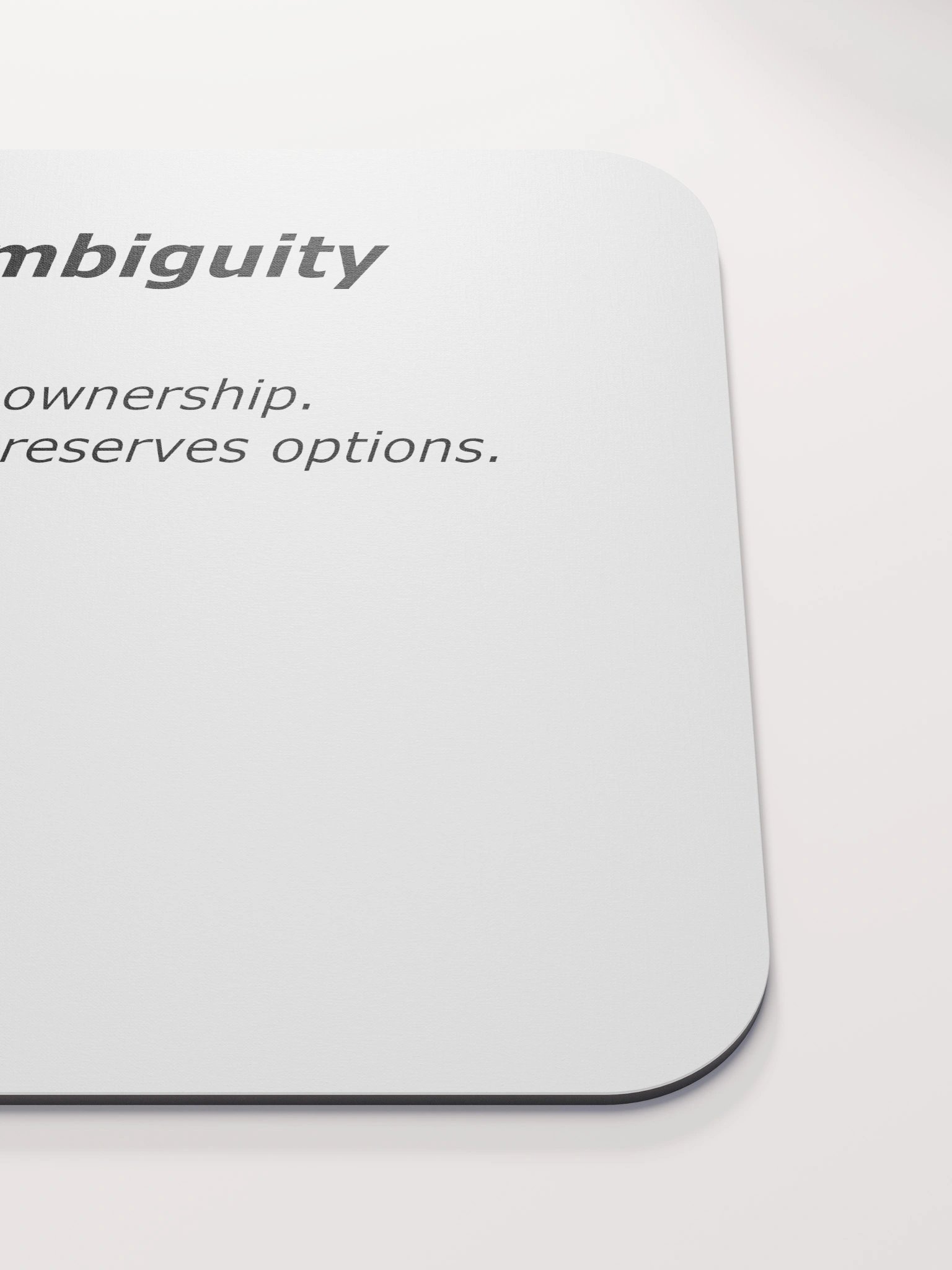 Strategic Ambiguity Mouse Pad product image (5)