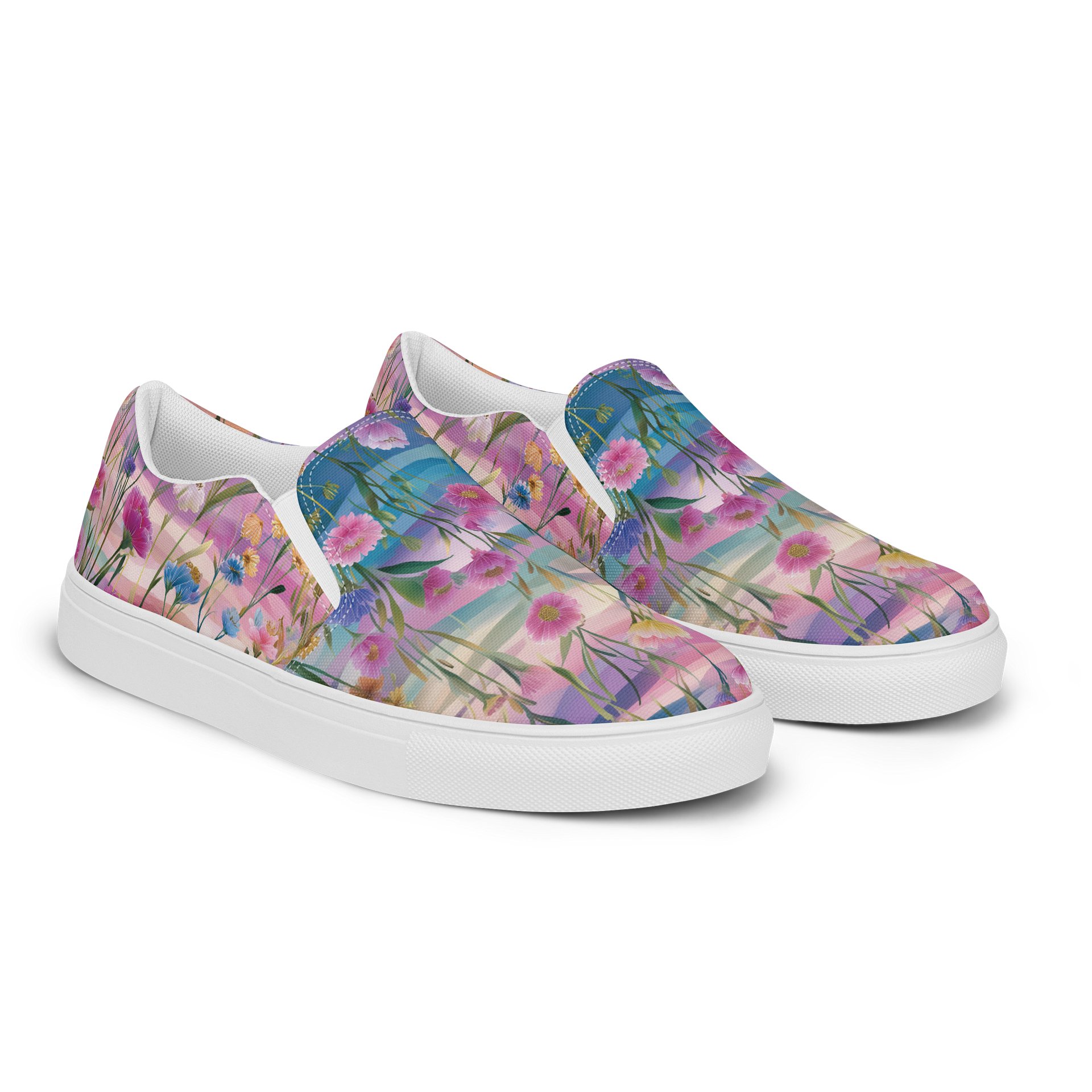Whimsical Garden Delight Women's Slip-On Shoes product image (2)