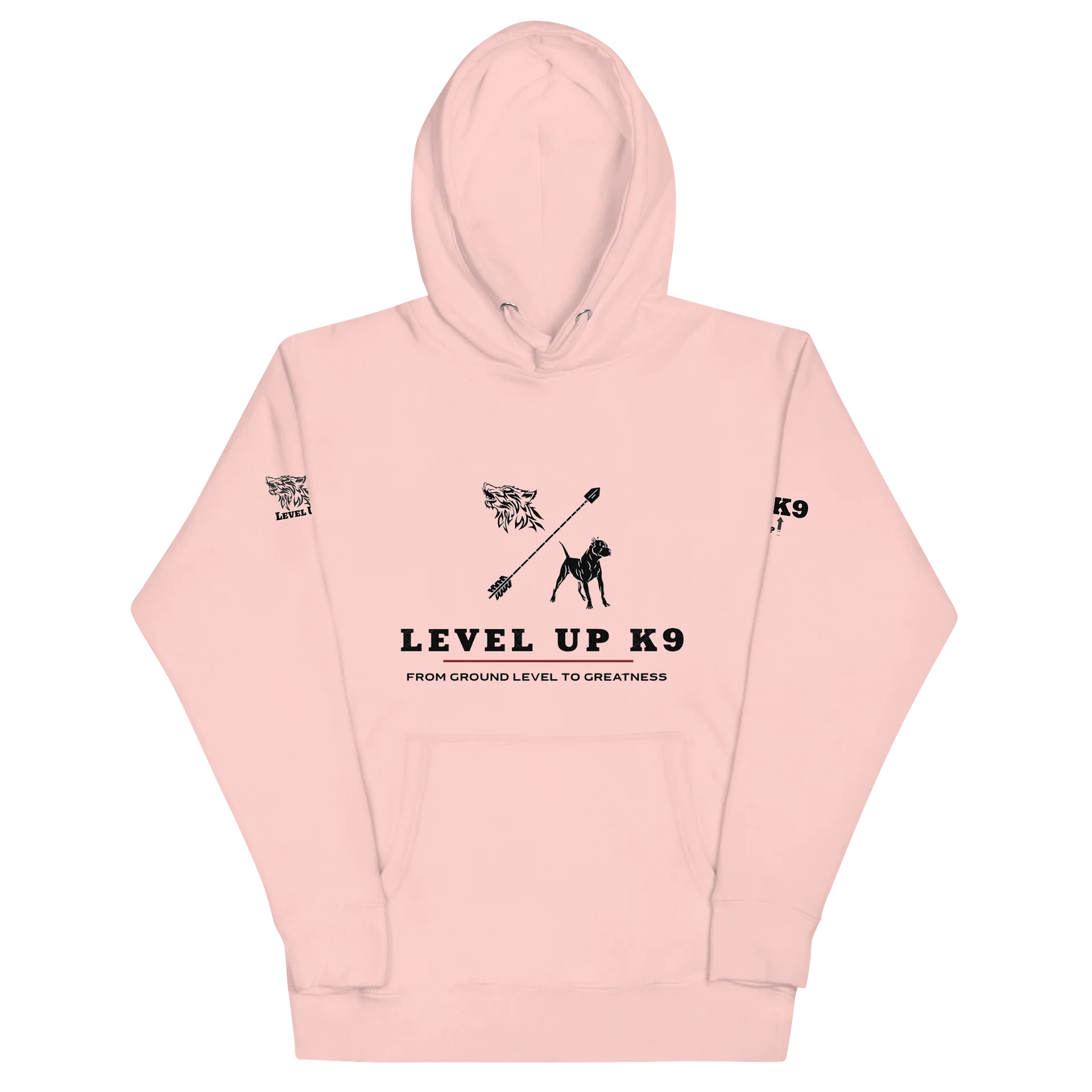 Level-UP K9 Standard Hoodie ( Pink ) product image (2)