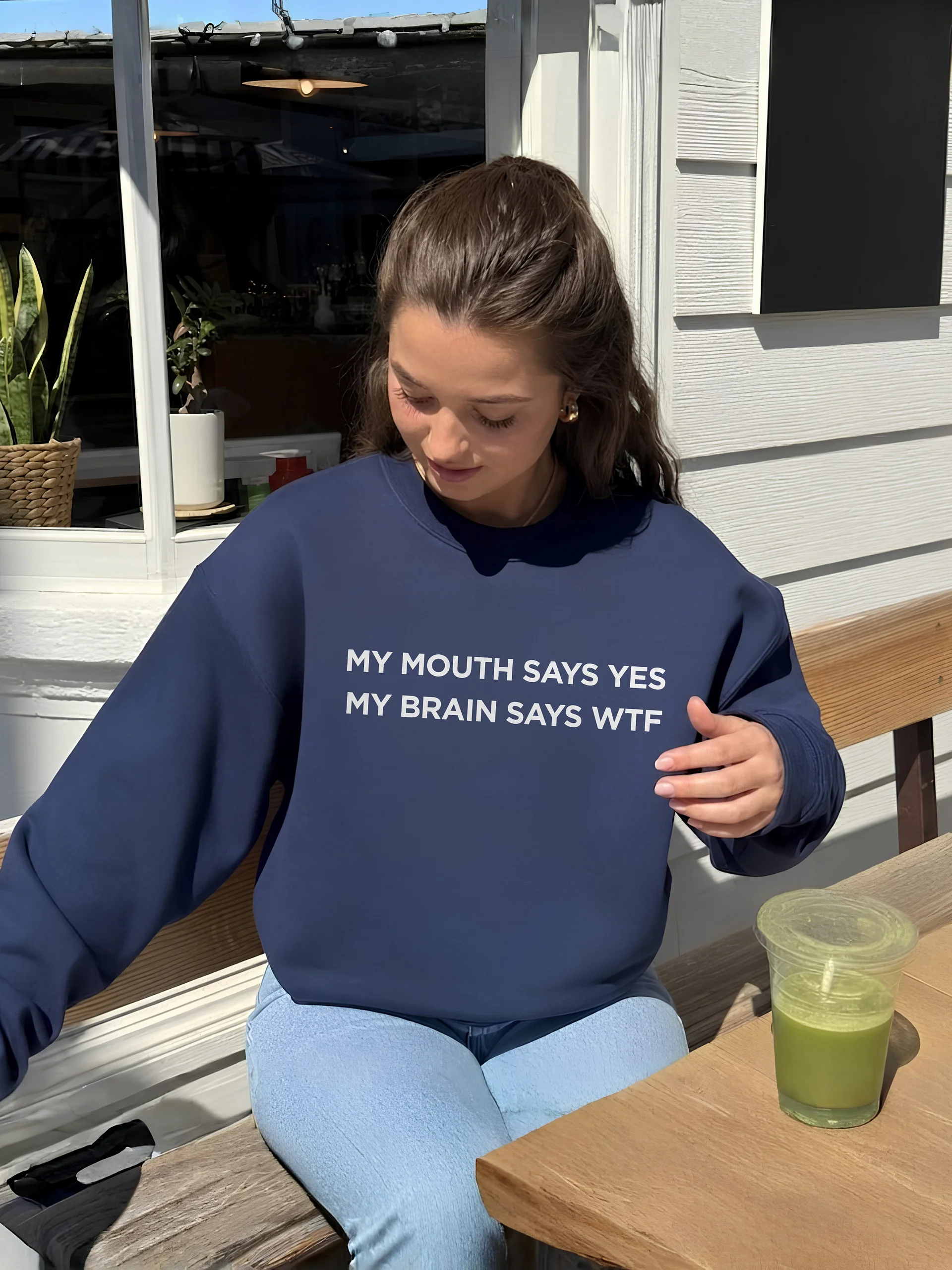 My Brain Says WTF Sweatshirt product image (1)