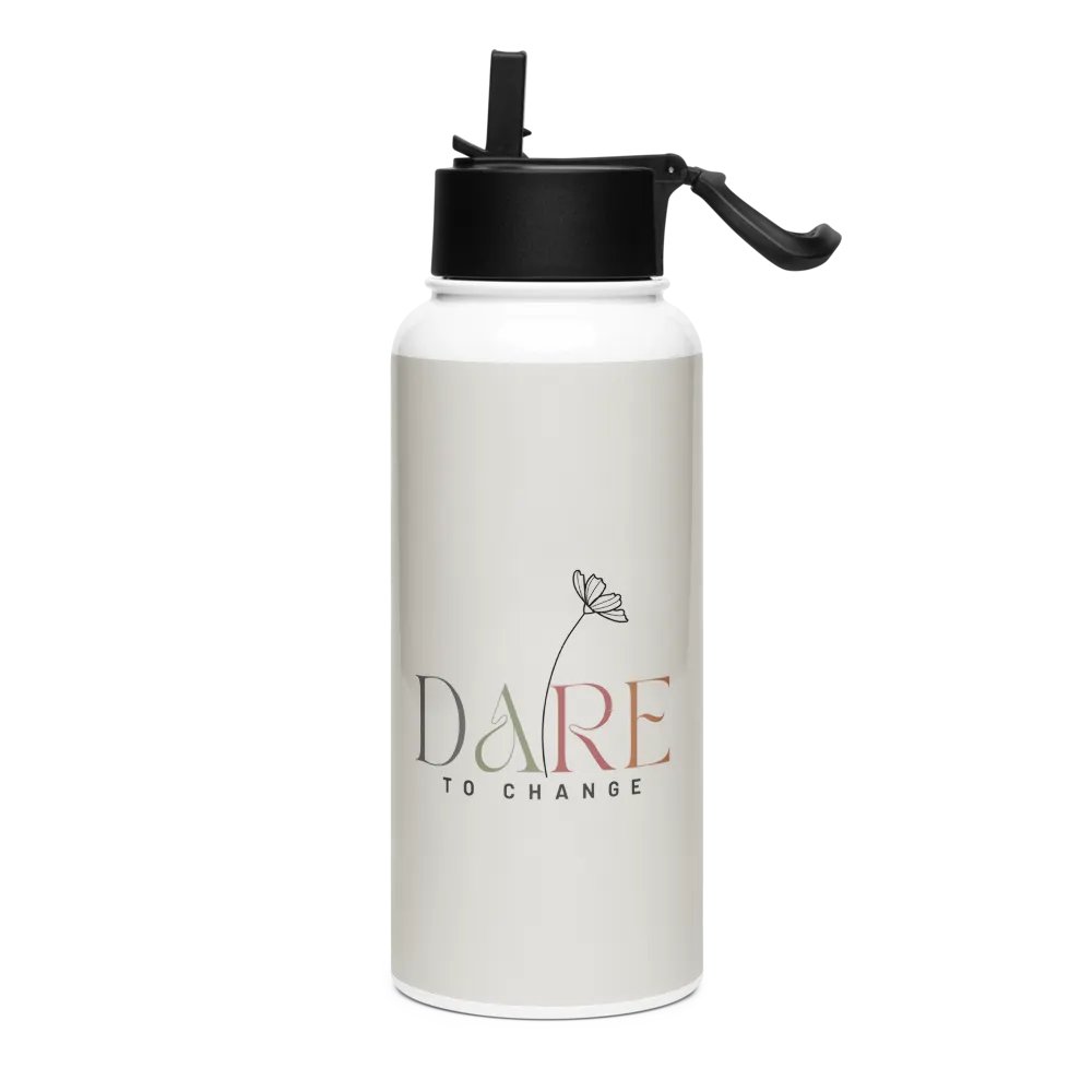 Stainless Steel Water Bottle with a Straw Lid SWFB0127 product image (1)