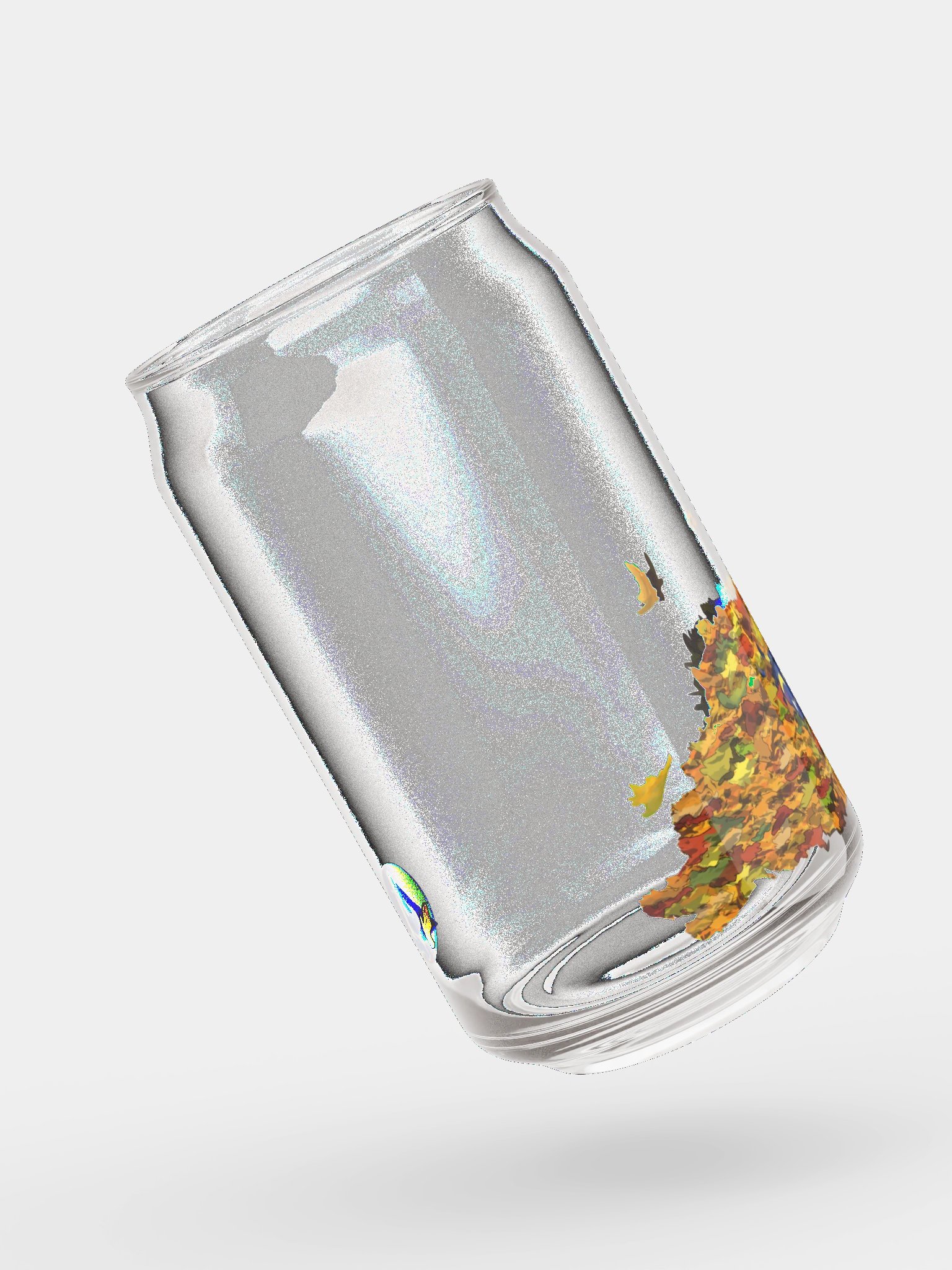 Lil Cherny in the Leaves Can-Shaped Glass product image (4)