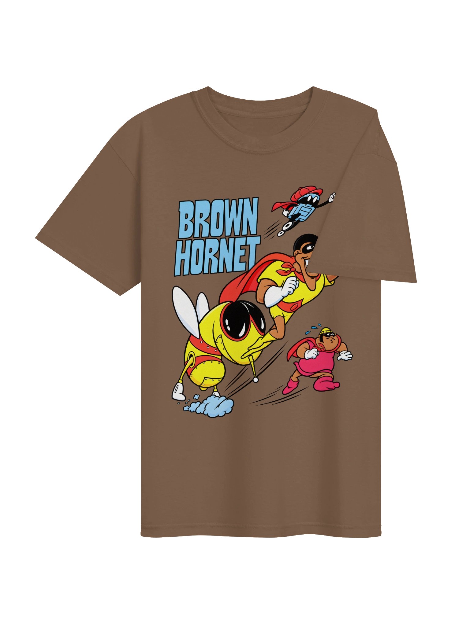 Brown Hornet Superhero Tee (teeSZN™ RESTORED) product image (9)