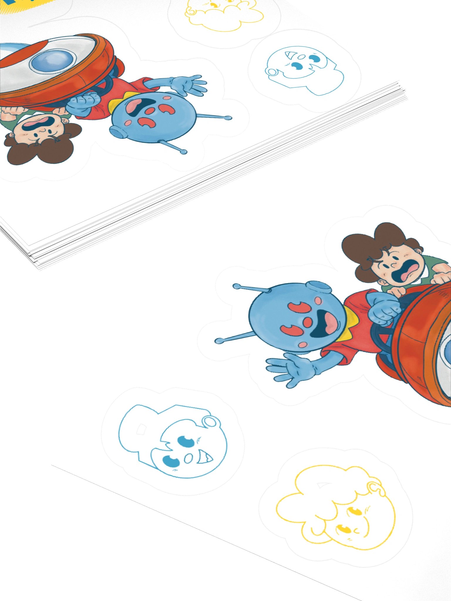 MARUMON AND TOMO STICKER SHEET product image (14)