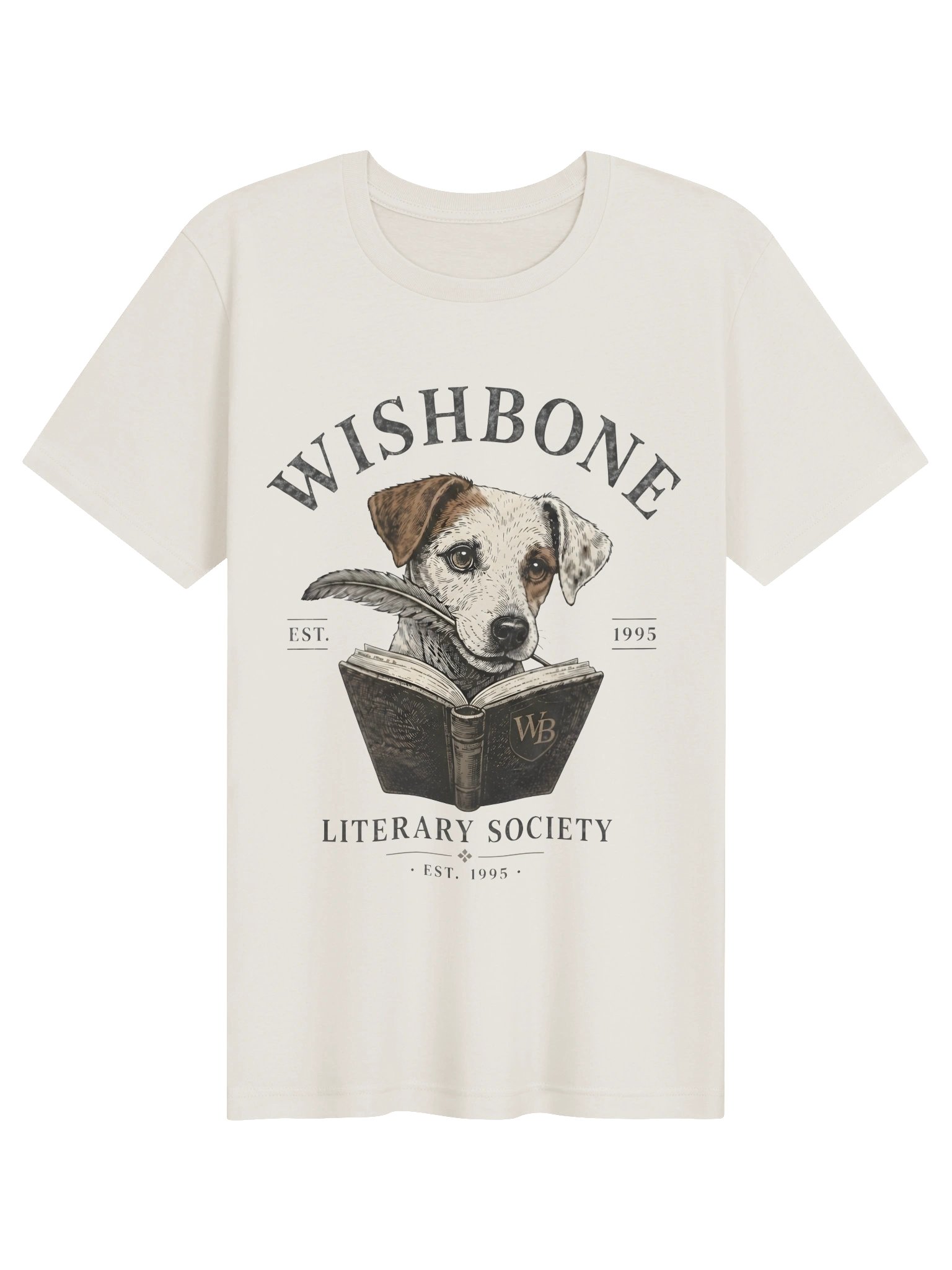 Wishbone Literary Society Vintage Emblem Tee product image (51)