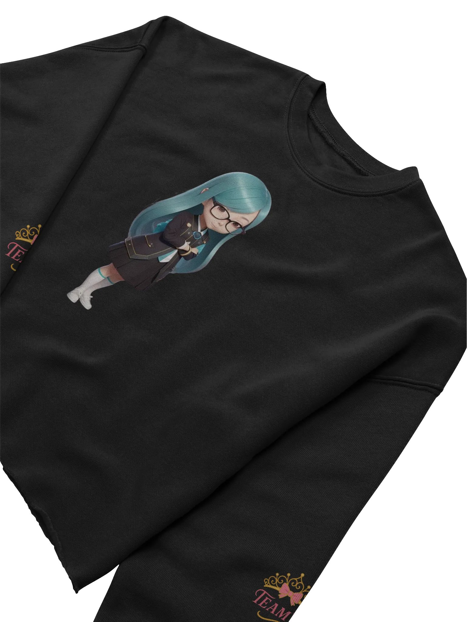 (Aqua CHIBI) K Crop Sweatshirt product image (5)