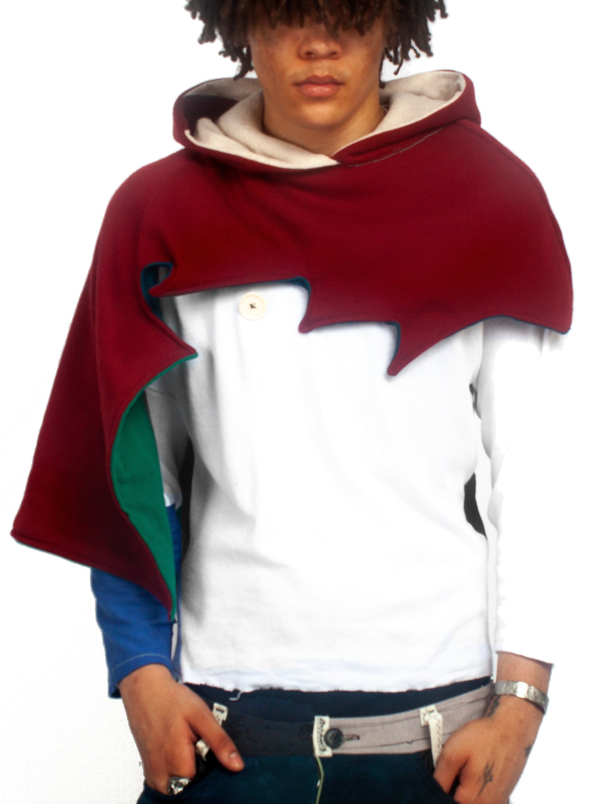 CAPE SIDE HOODIE product image (1)