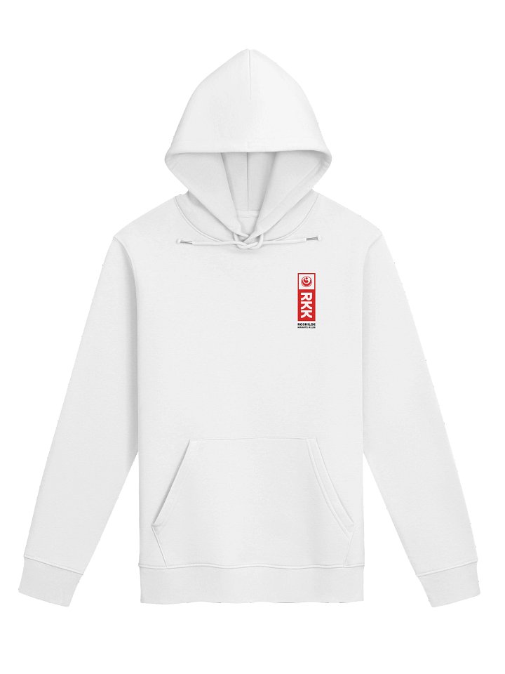 White Eco Hoodie, Unisex, RKK Logo product image (1)