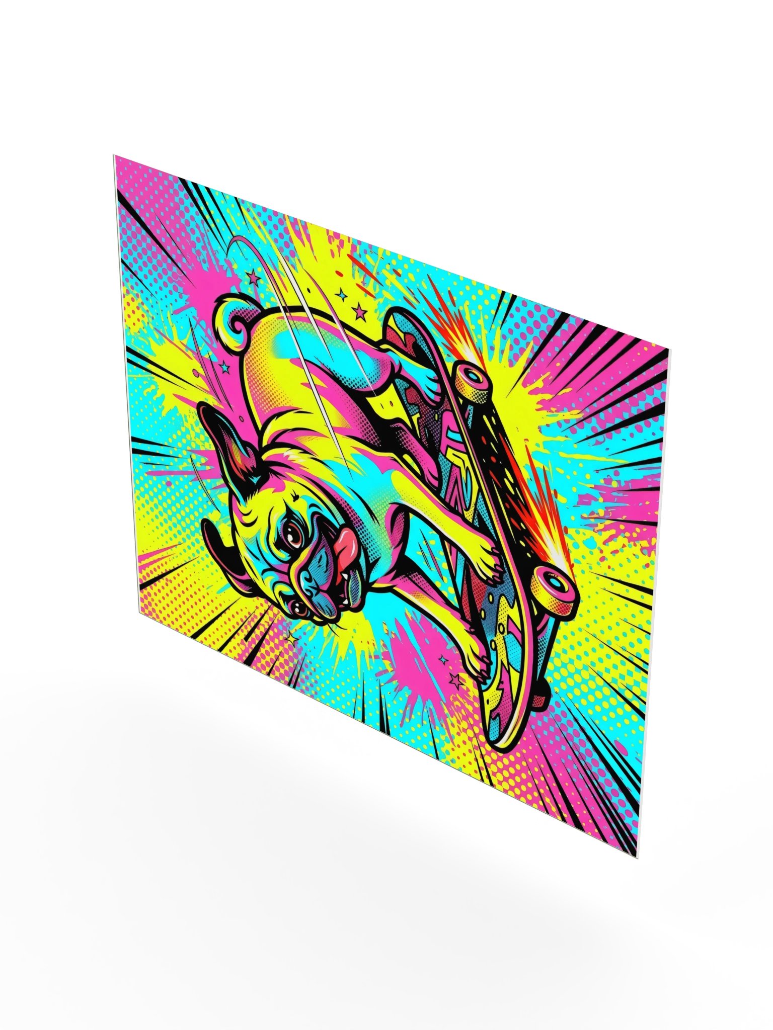 Kickflip Pug Poster product image (22)