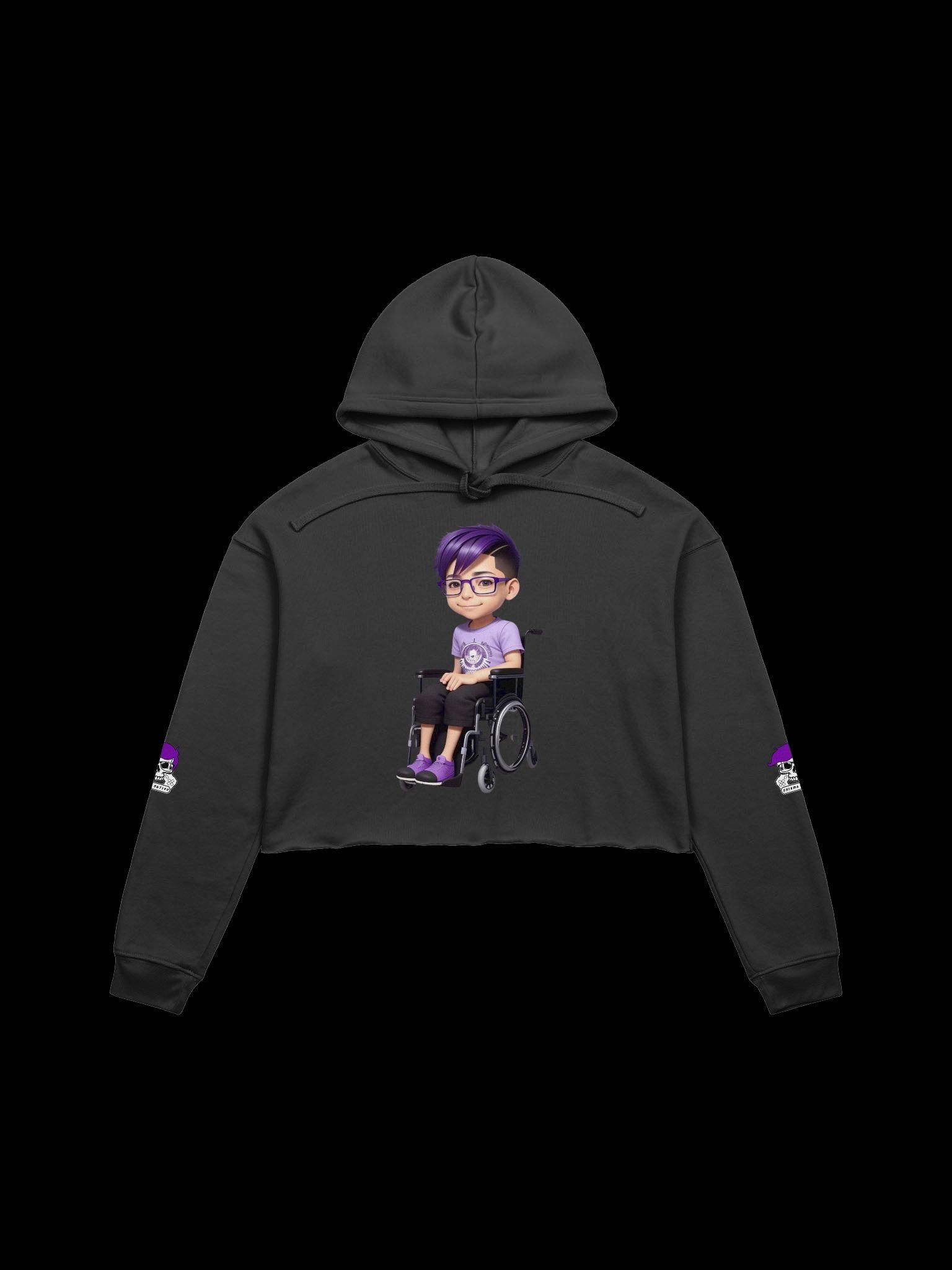 Enigma Crop Hoodie product image (1)