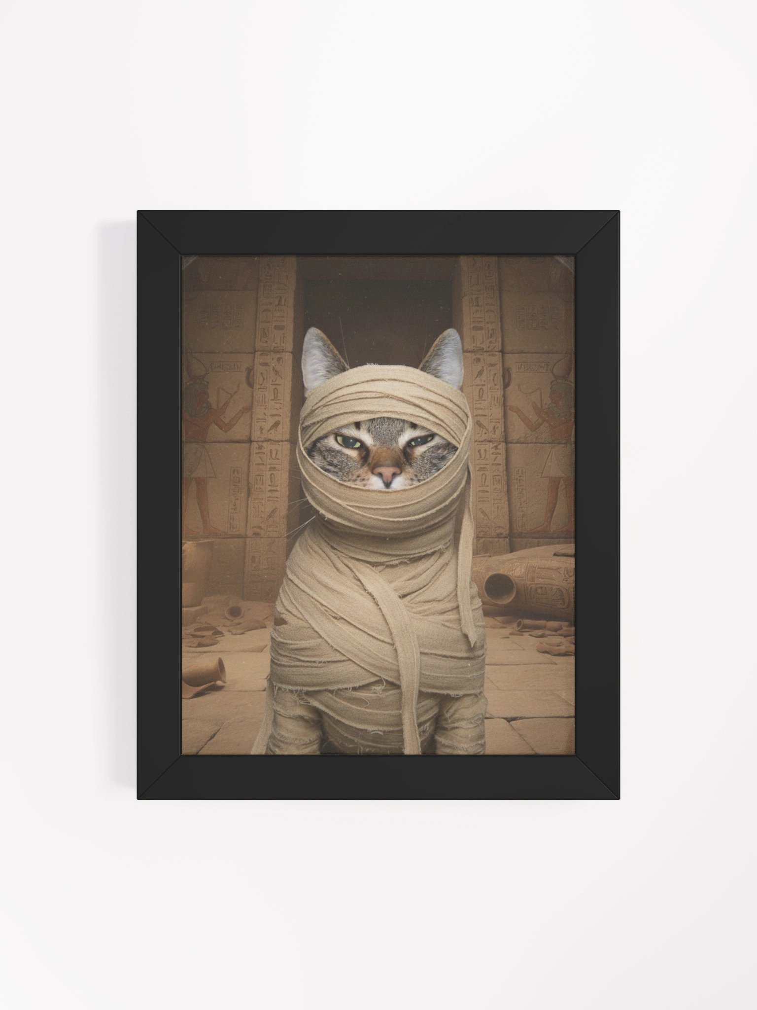 HALLOWEEN NIGHT / FRAMED PET ART / HIGH-QUALITY PRINT product image (5)