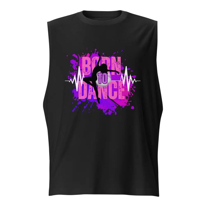 Expressive Born to Dance Her Silhouette Muscle Tank product image (1)