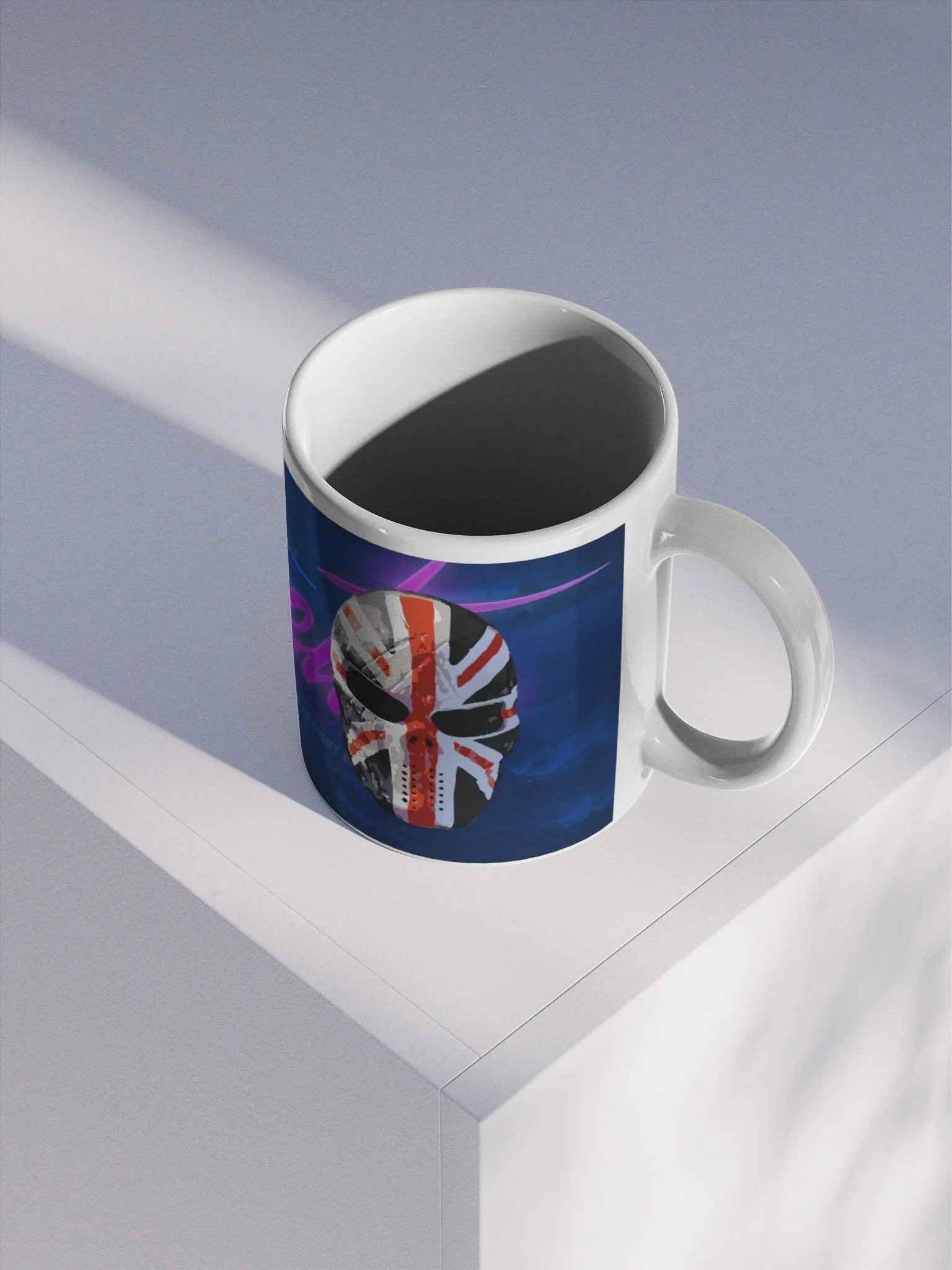 Quinnetic Logo with Larger Masks - Mug product image (4)