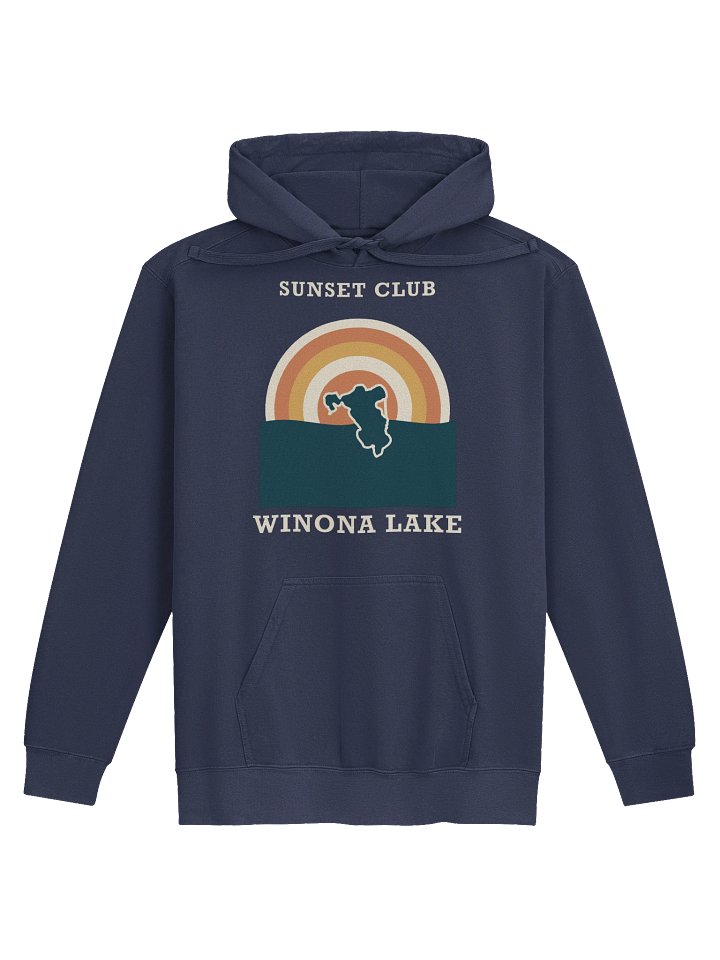 Sunset Club Comfort Colors Hoodie — Deep Tones