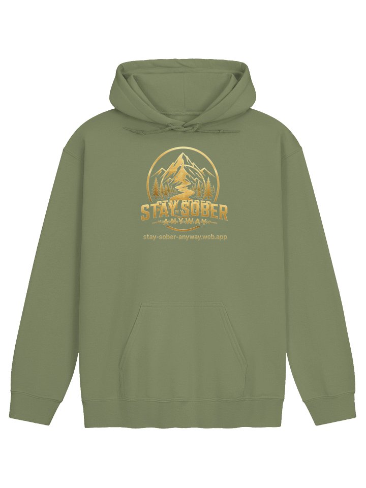 Stay Sober Anyway - Gildan Classic Hoodie (Gold Mountain) product image (1)