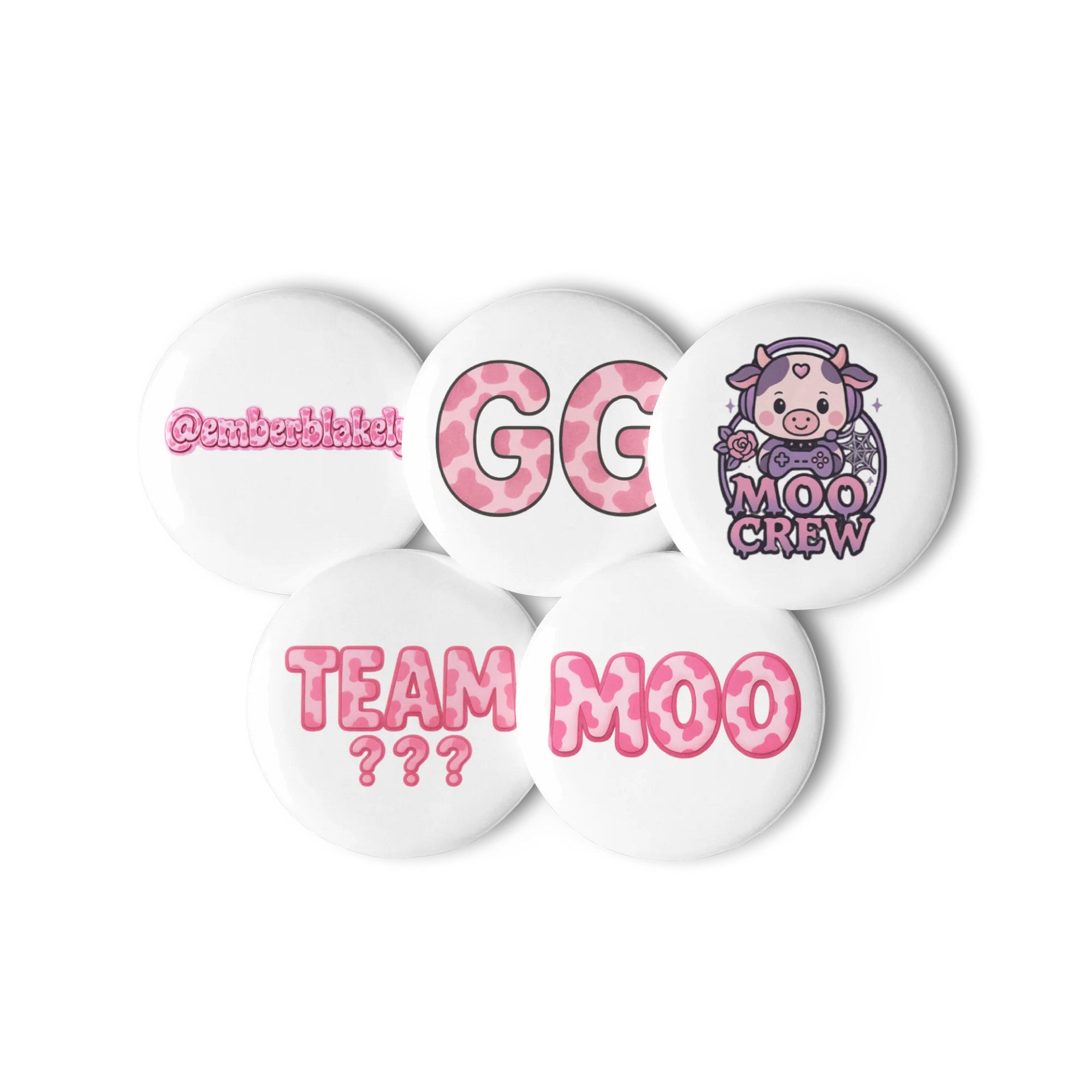 Moo-tiful Pin Button Set product image (3)
