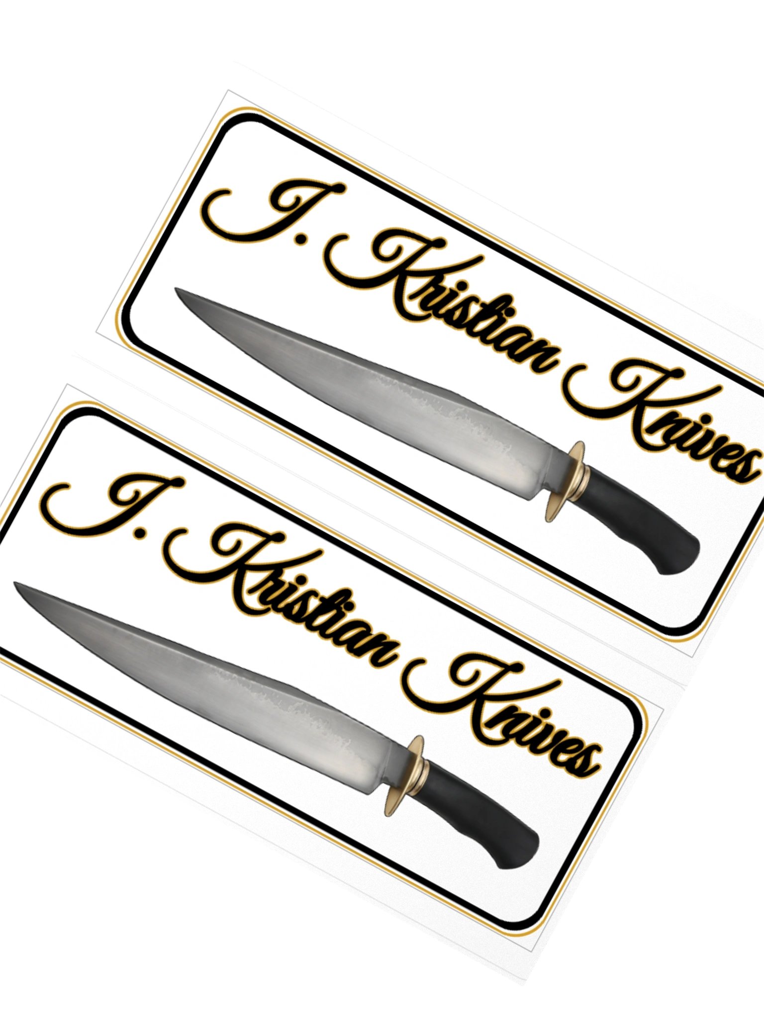 J. Kristian Knives Logo Stickers product image (3)