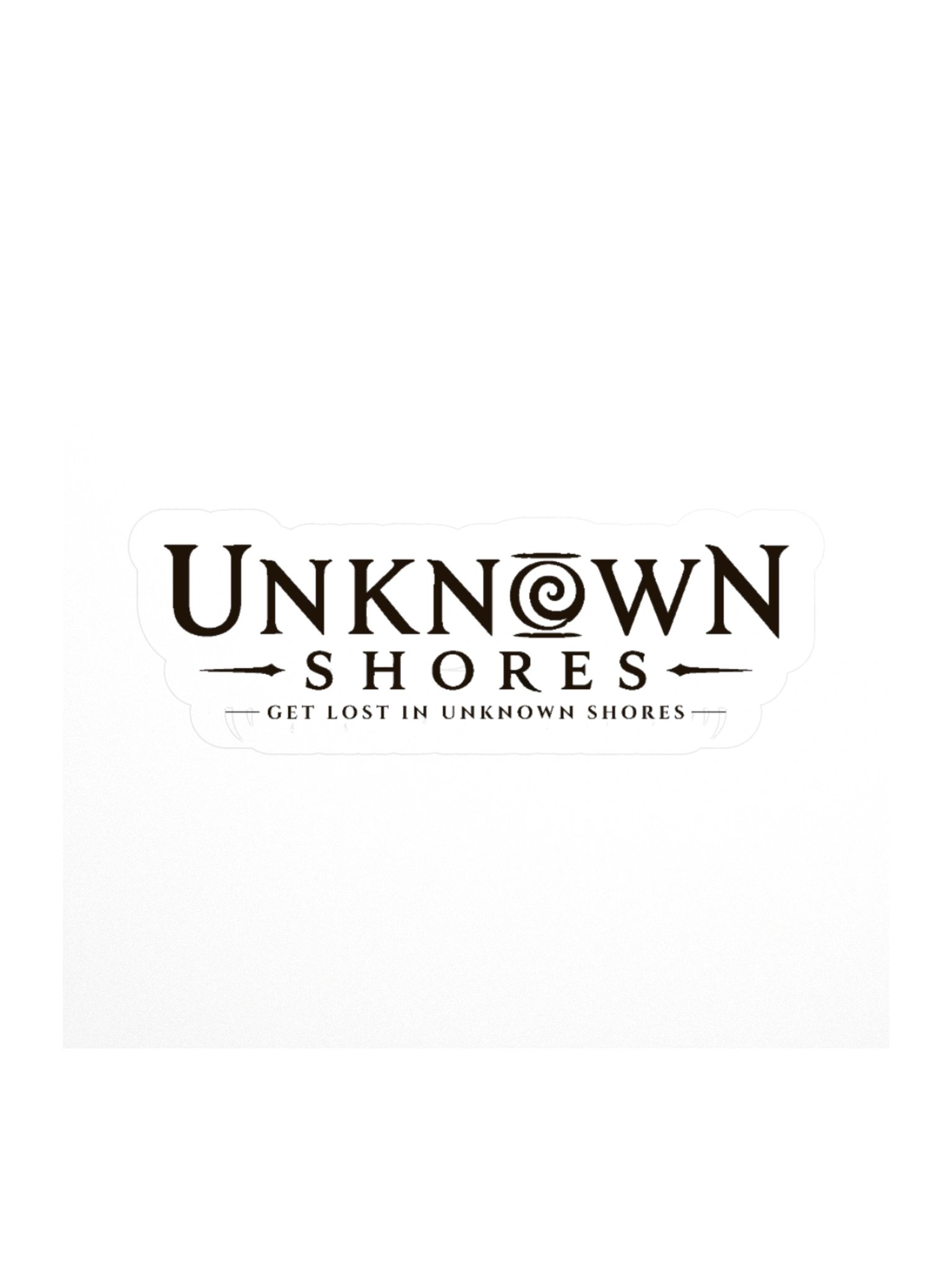 Unknown Shores Logo Sticker product image (2)