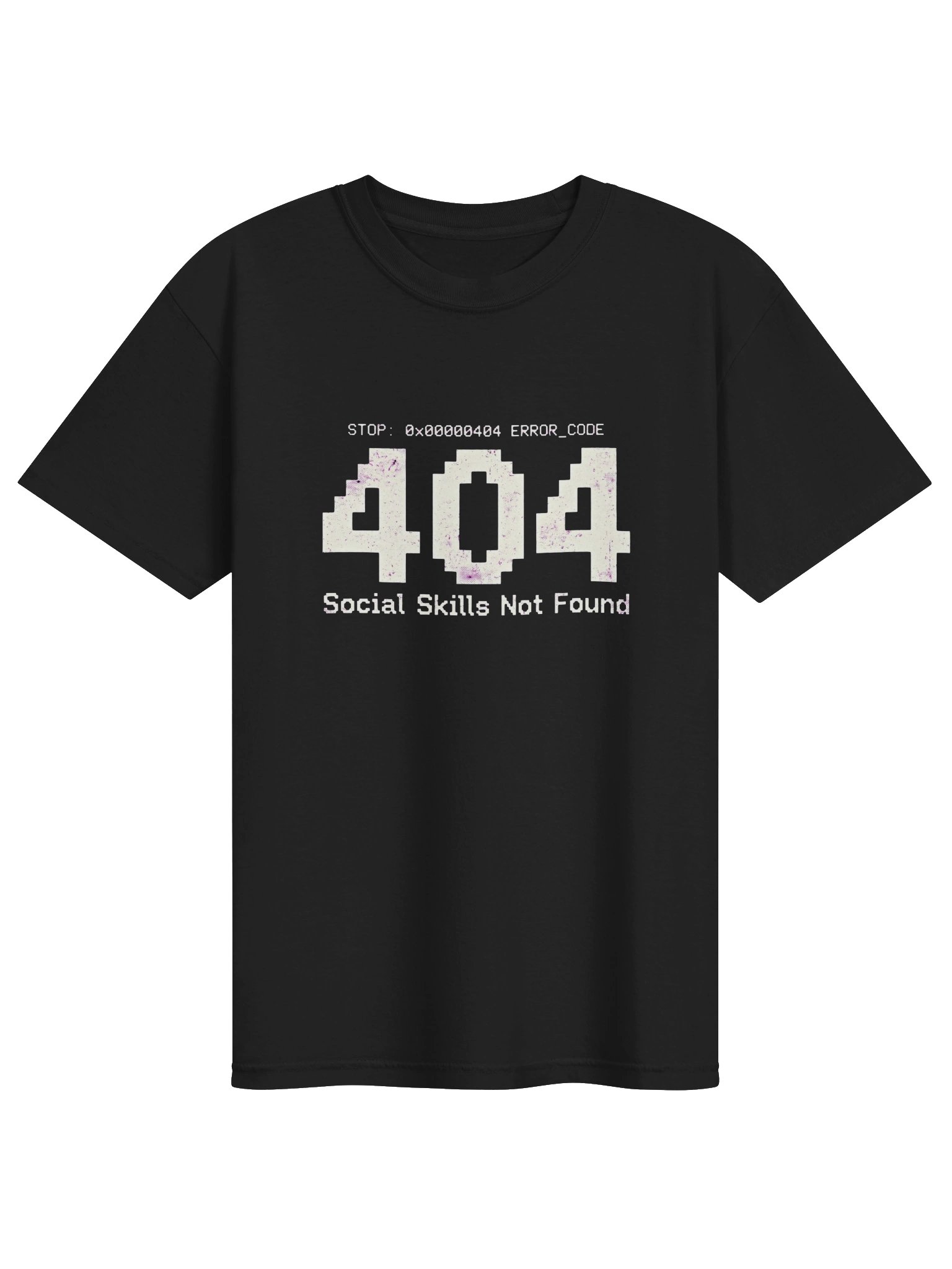 404 Social Skills Not Found – Heavyweight Vintage Tech T-Shirt product image (1)
